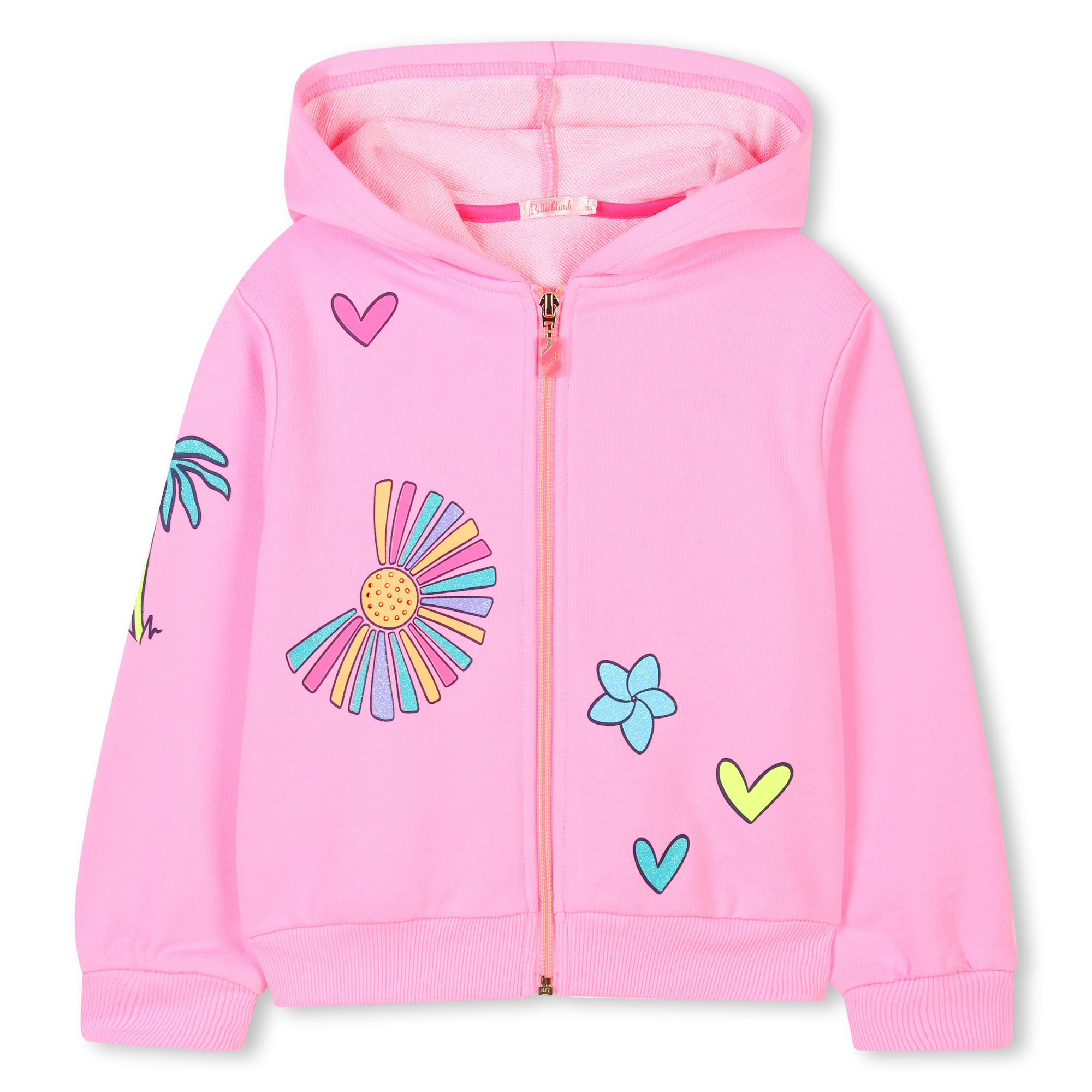 Hooded fleece cardigan BILLIEBLUSH for GIRL