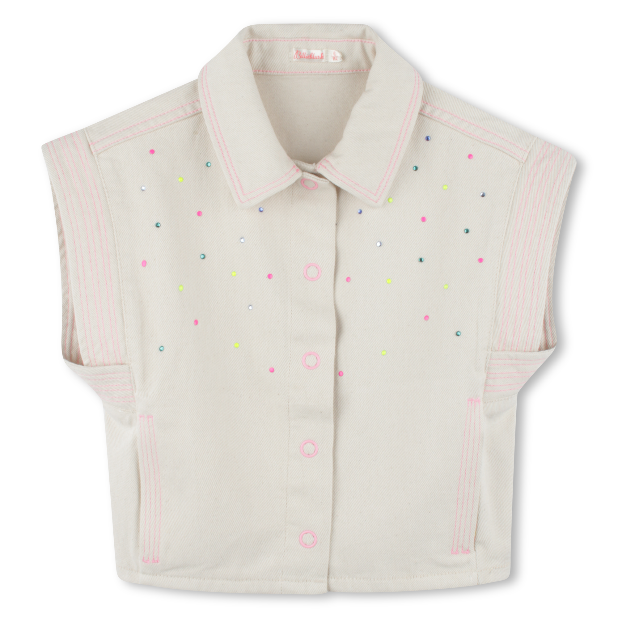 Short-sleeved cotton jacket BILLIEBLUSH for GIRL