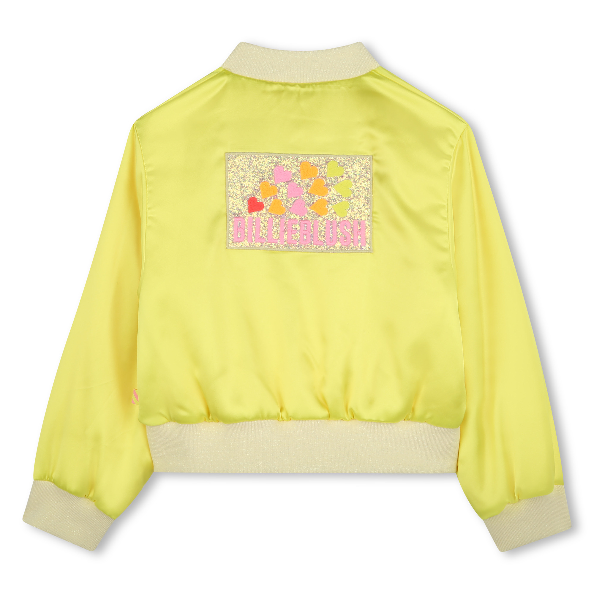 Satin jacket with badge BILLIEBLUSH for GIRL