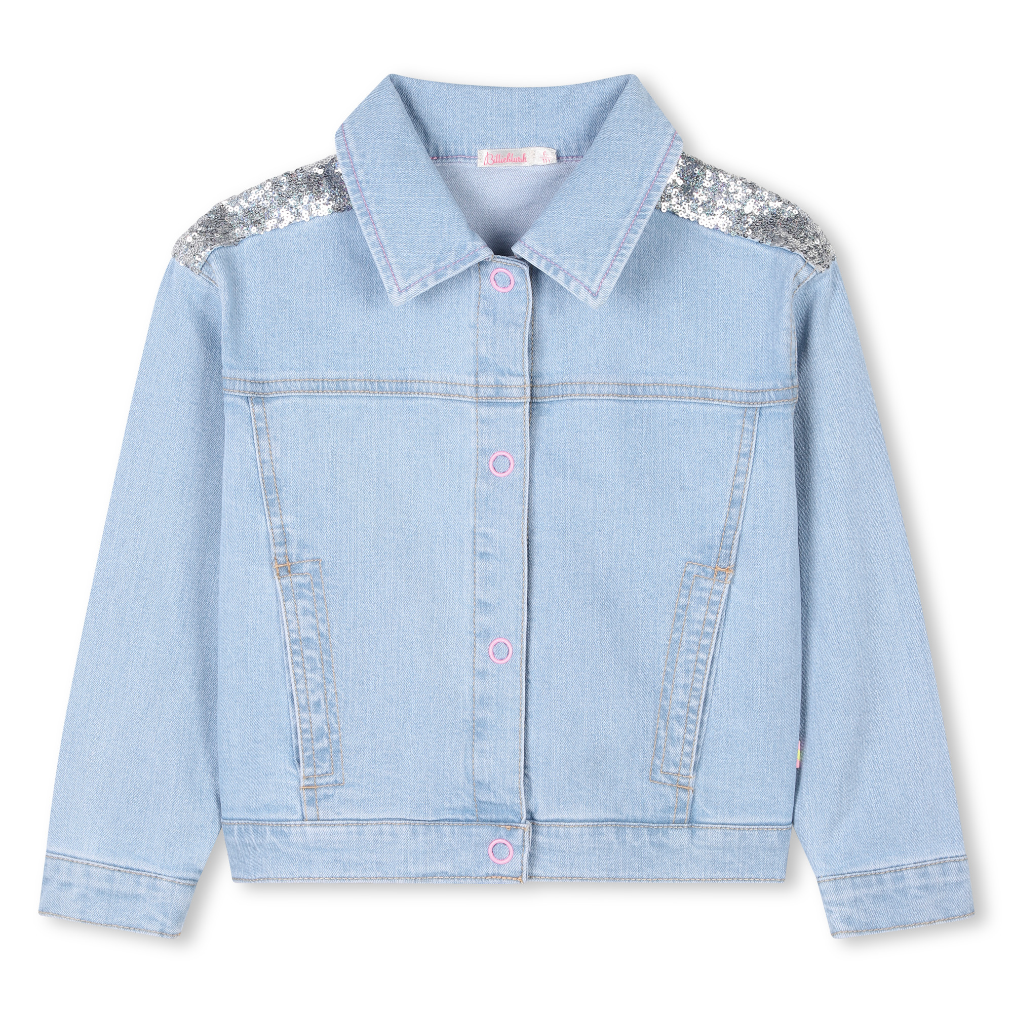 Veste en jean ornée de sequins BILLIEBLUSH pour FILLE