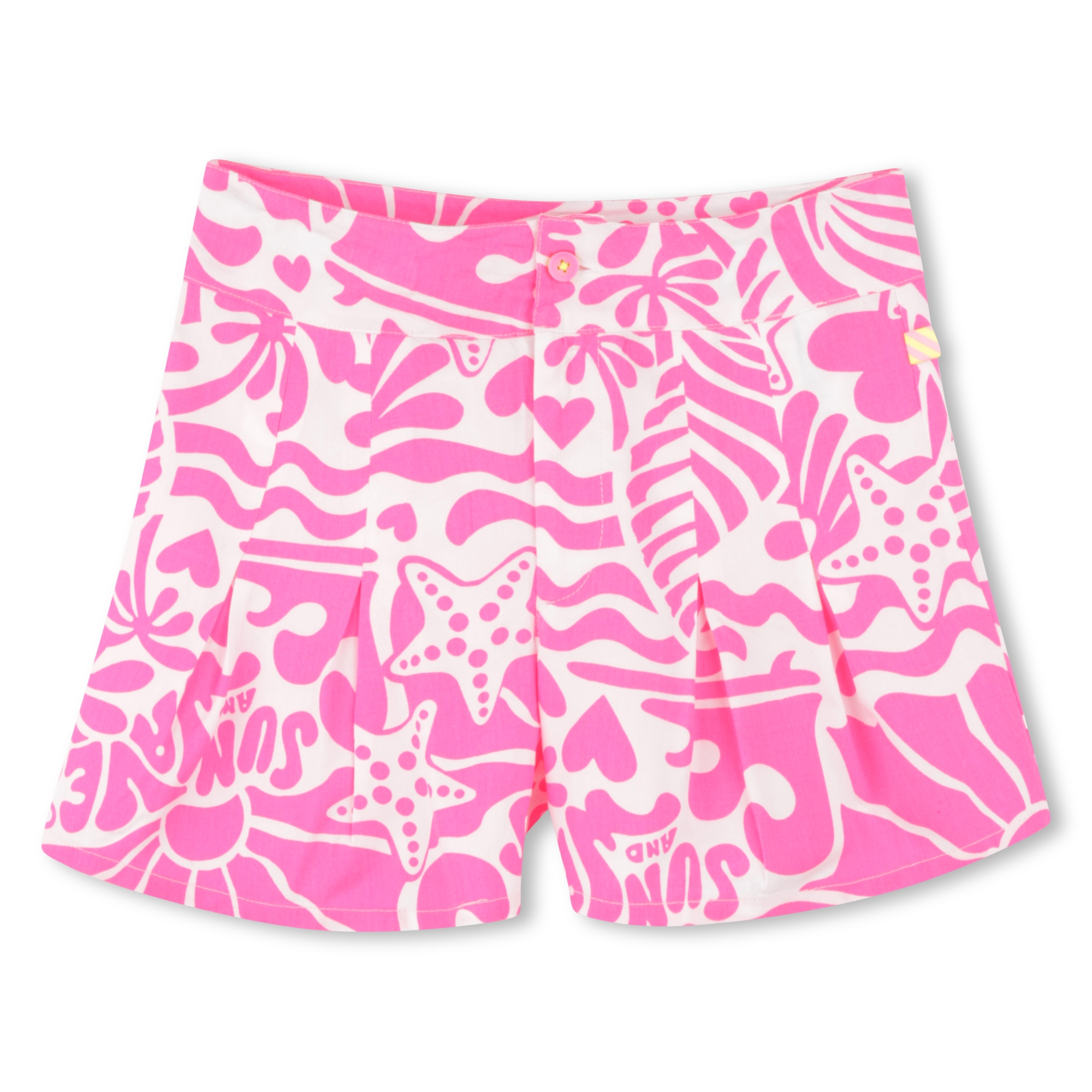 Short van viscose met print BILLIEBLUSH Voor