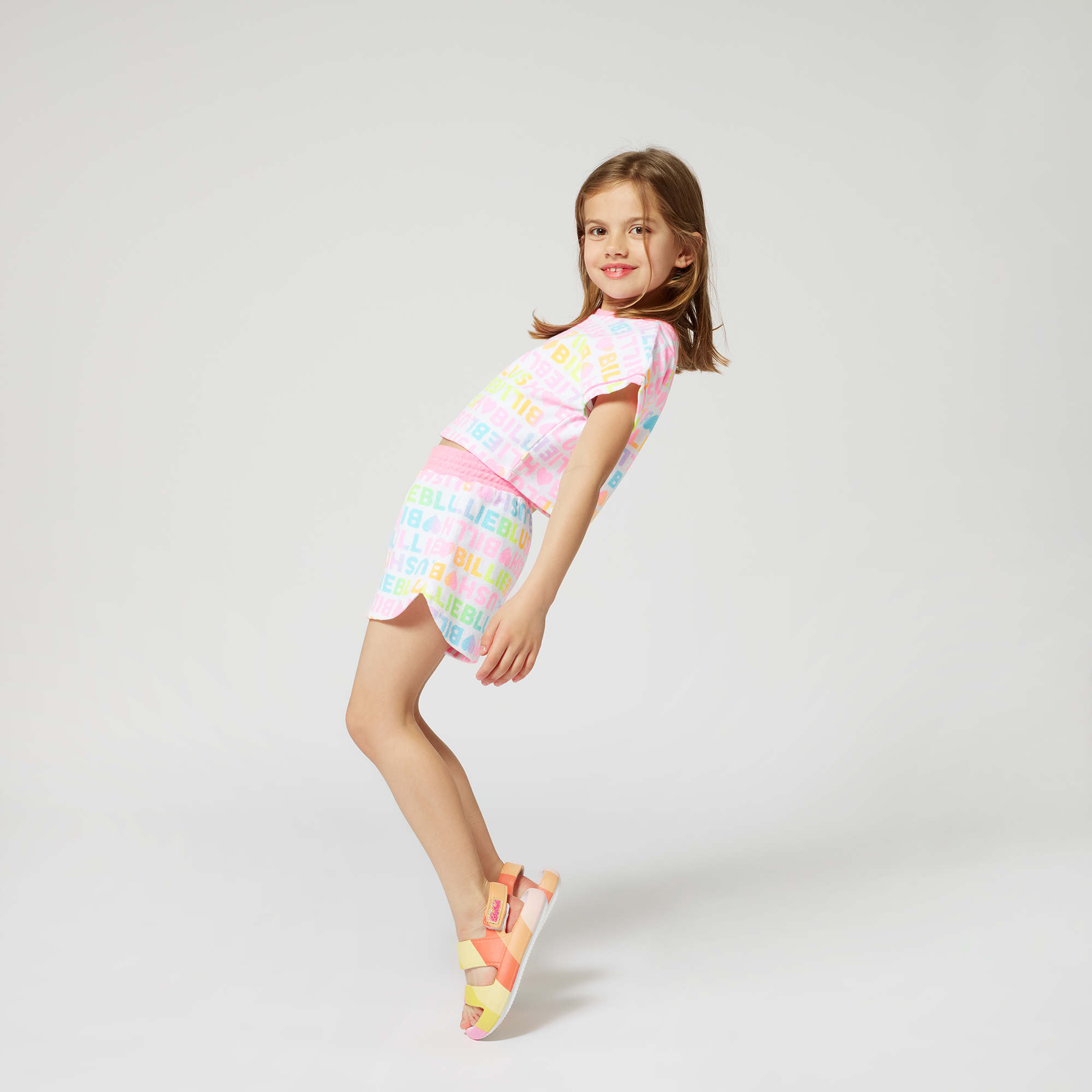 Badstoffen short met print BILLIEBLUSH Voor