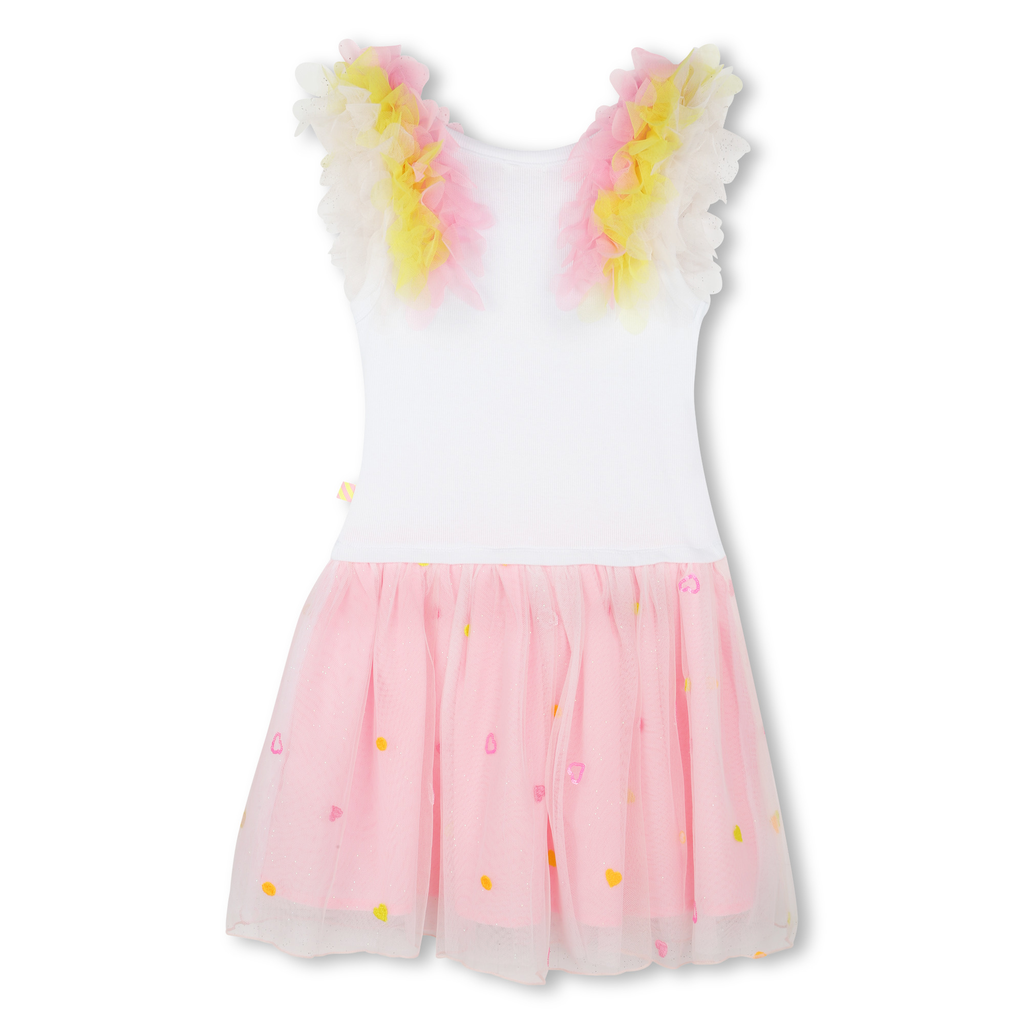 Strappy dual-fabric dress BILLIEBLUSH for GIRL