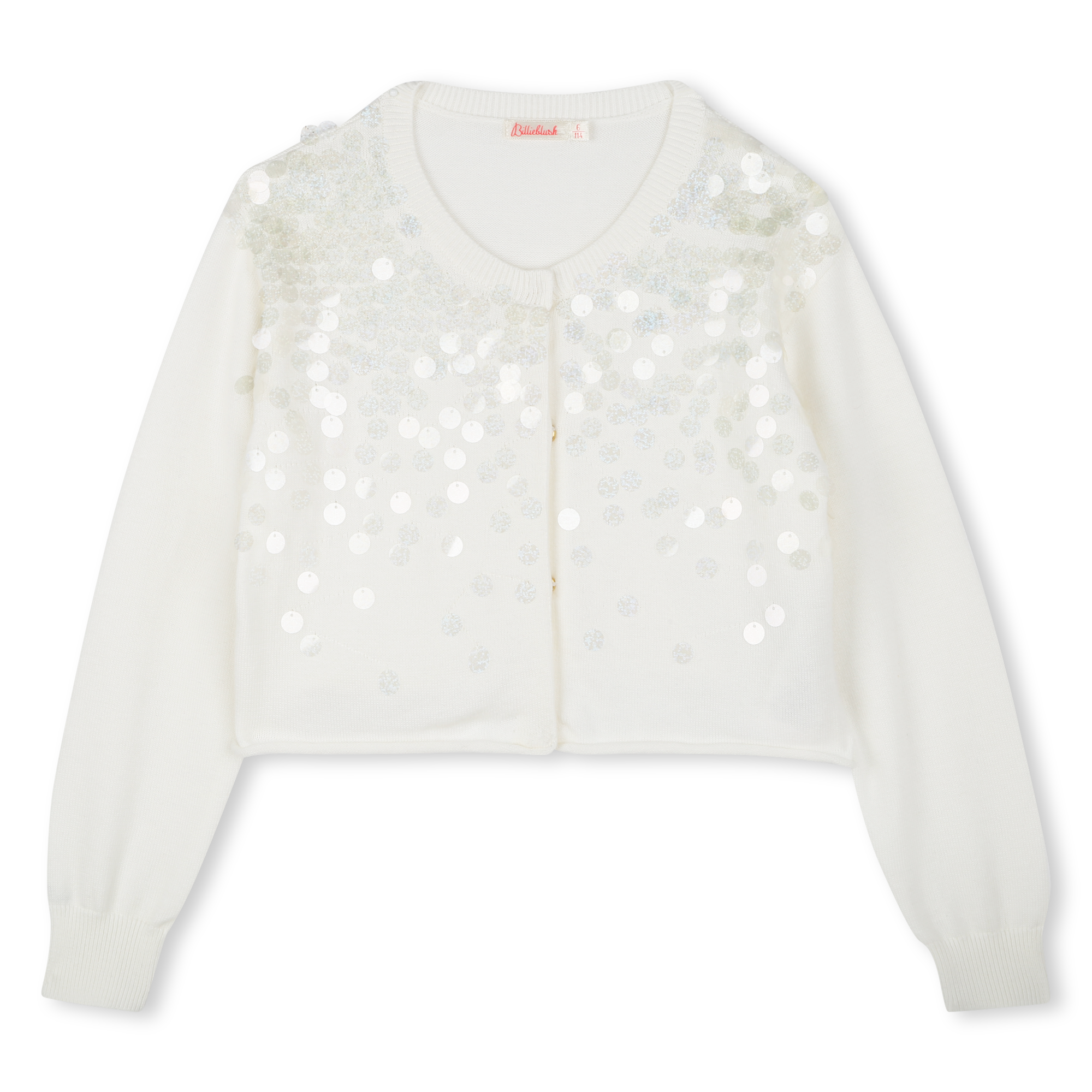 Cardigan en coton orné de sequins BILLIEBLUSH pour FILLE