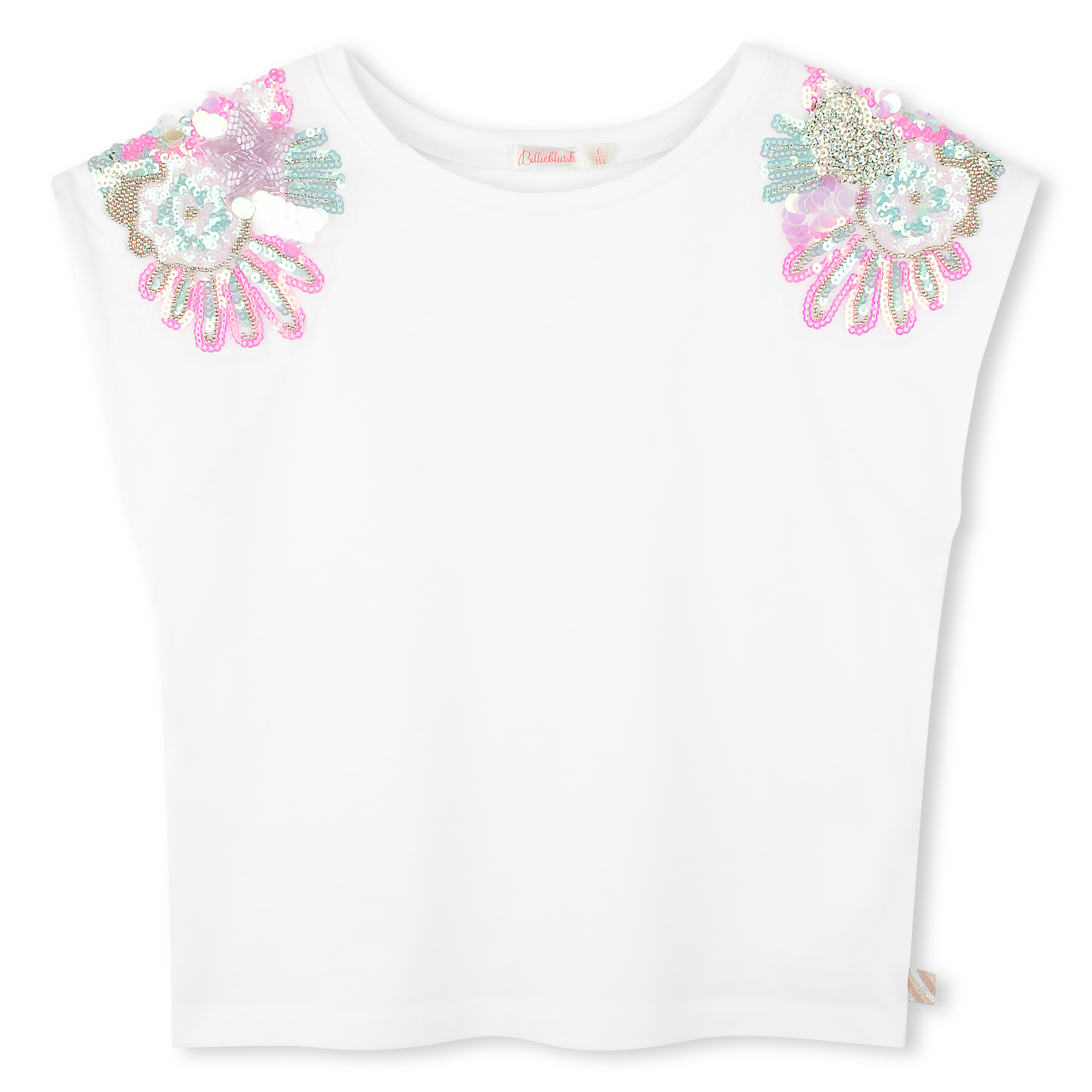 T-shirt with shoulder sequins BILLIEBLUSH for GIRL