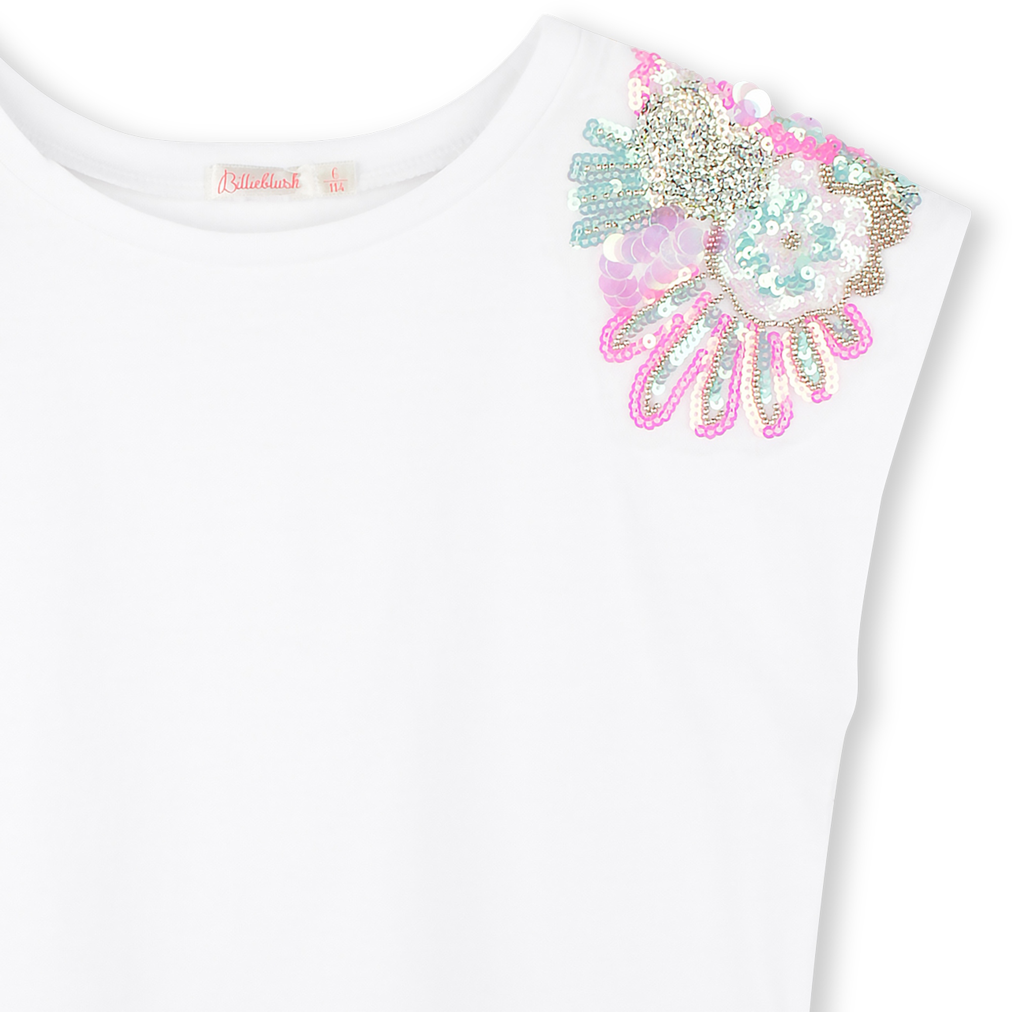 T-shirt with shoulder sequins BILLIEBLUSH for GIRL