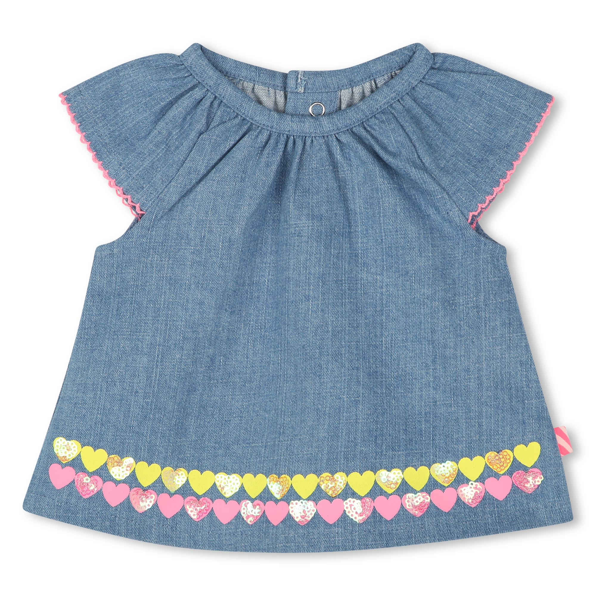 Set in denim con volant BILLIEBLUSH Per BAMBINA