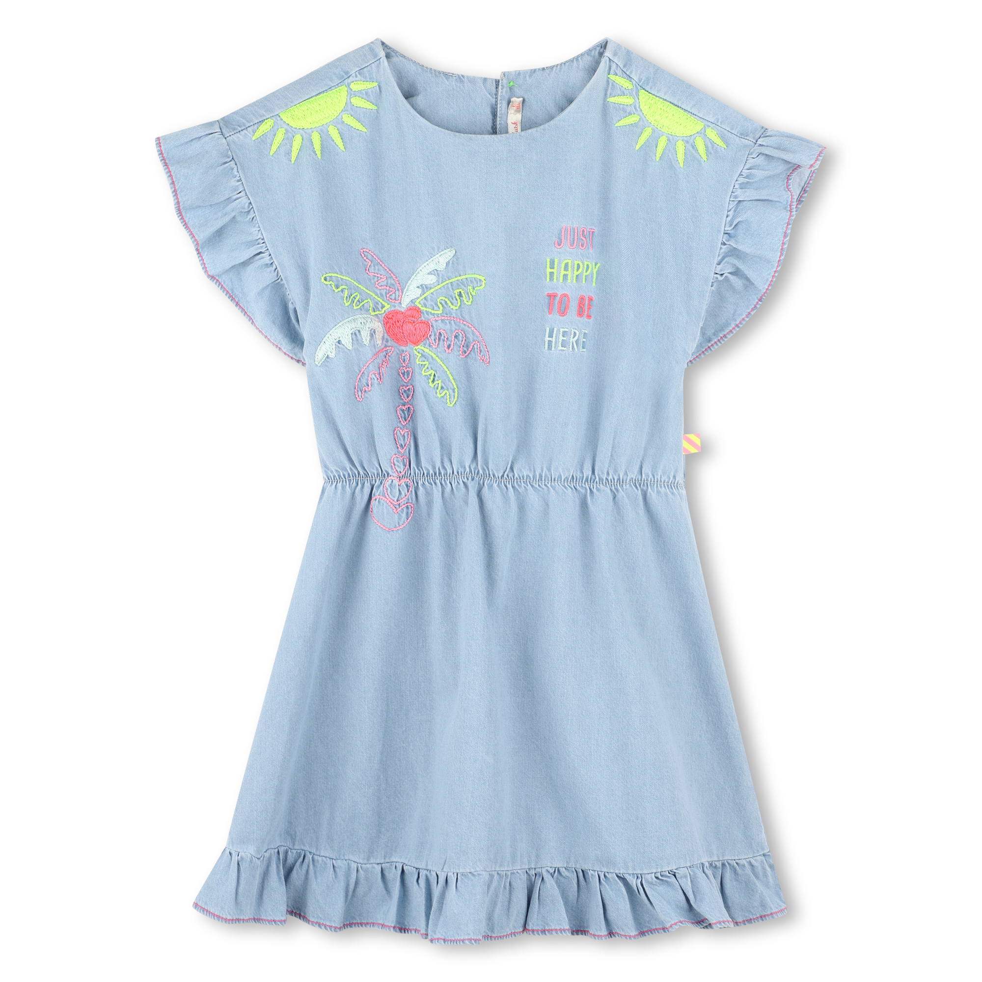 Embroidered denim dress BILLIEBLUSH for GIRL