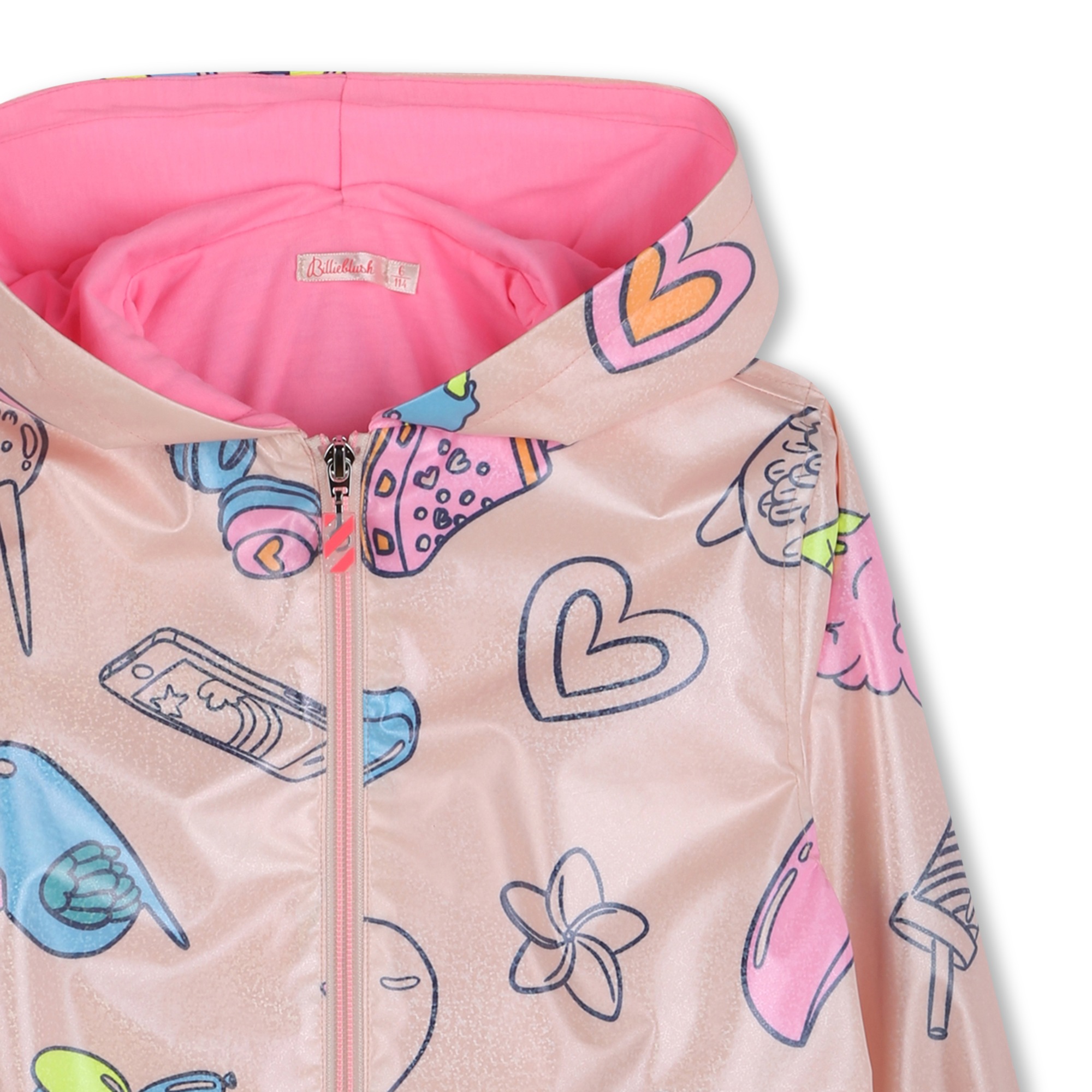 Printed raincoat with hood BILLIEBLUSH for GIRL