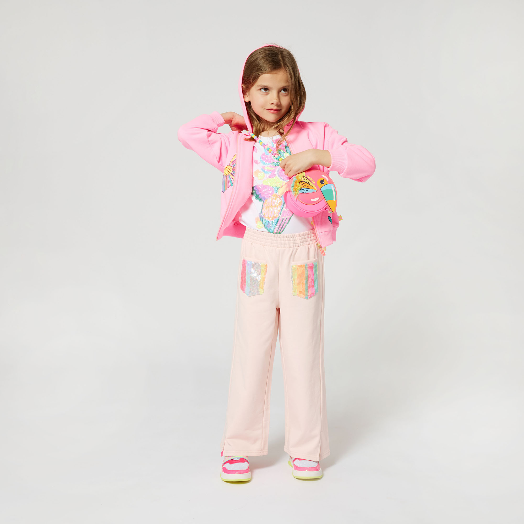 Robe manches courtes à sequins BILLIEBLUSH pour FILLE