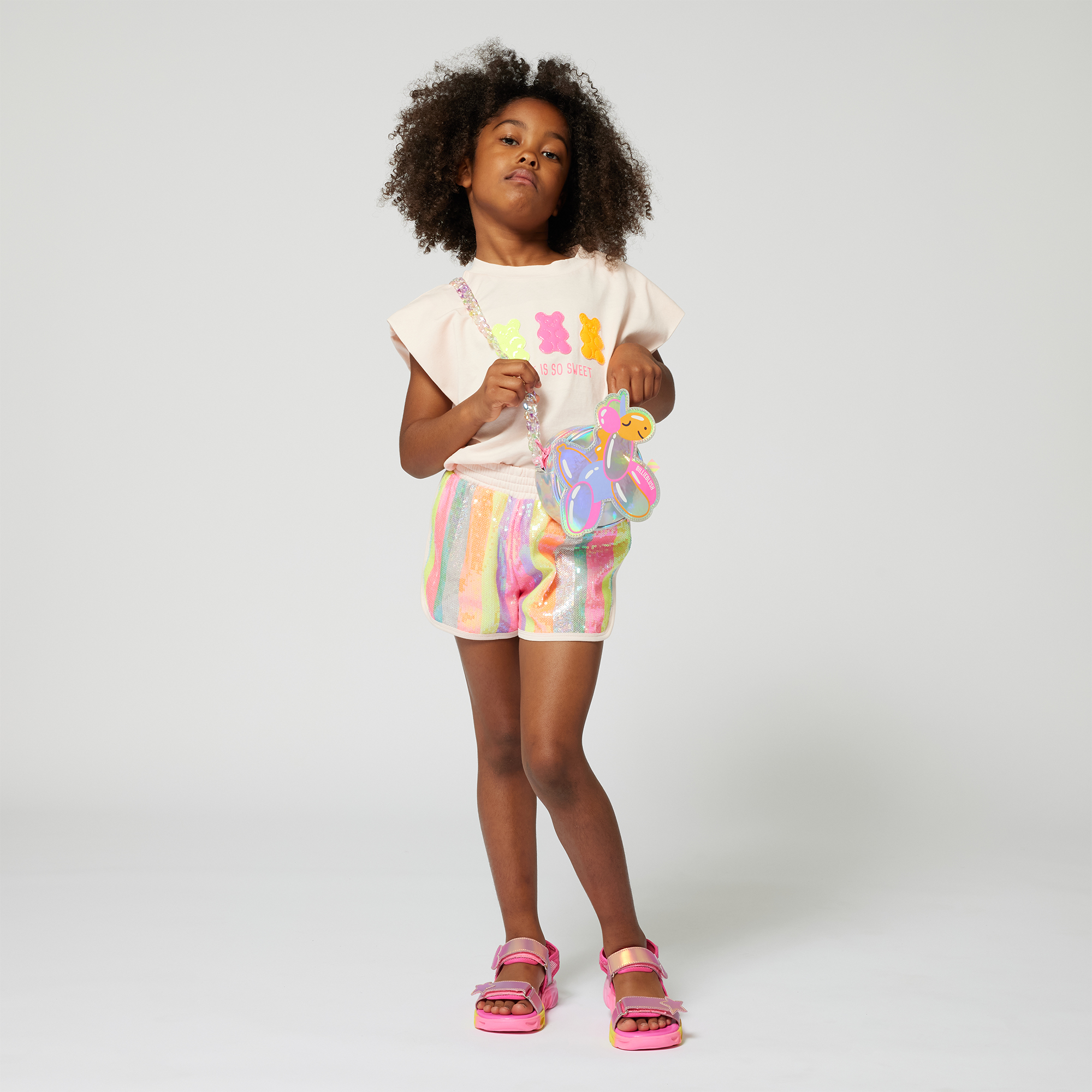 Shorts with sequin stripes BILLIEBLUSH for GIRL