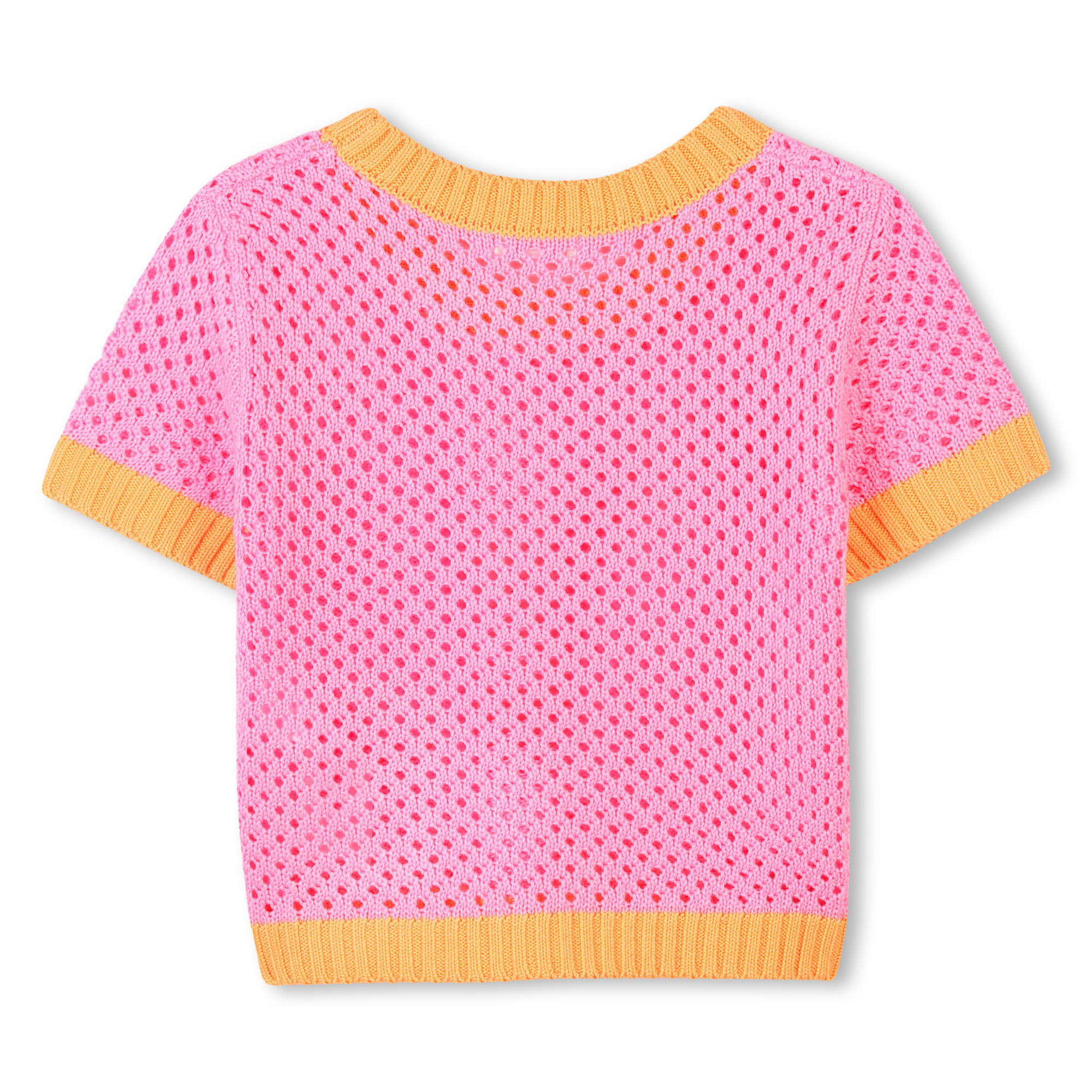 Two-tone crochet T-shirt BILLIEBLUSH for GIRL