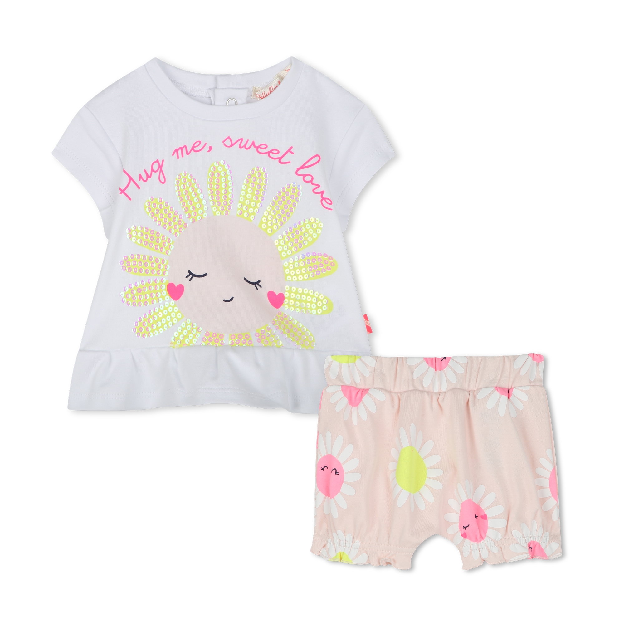 Cotton T-shirt and shorts BILLIEBLUSH for GIRL