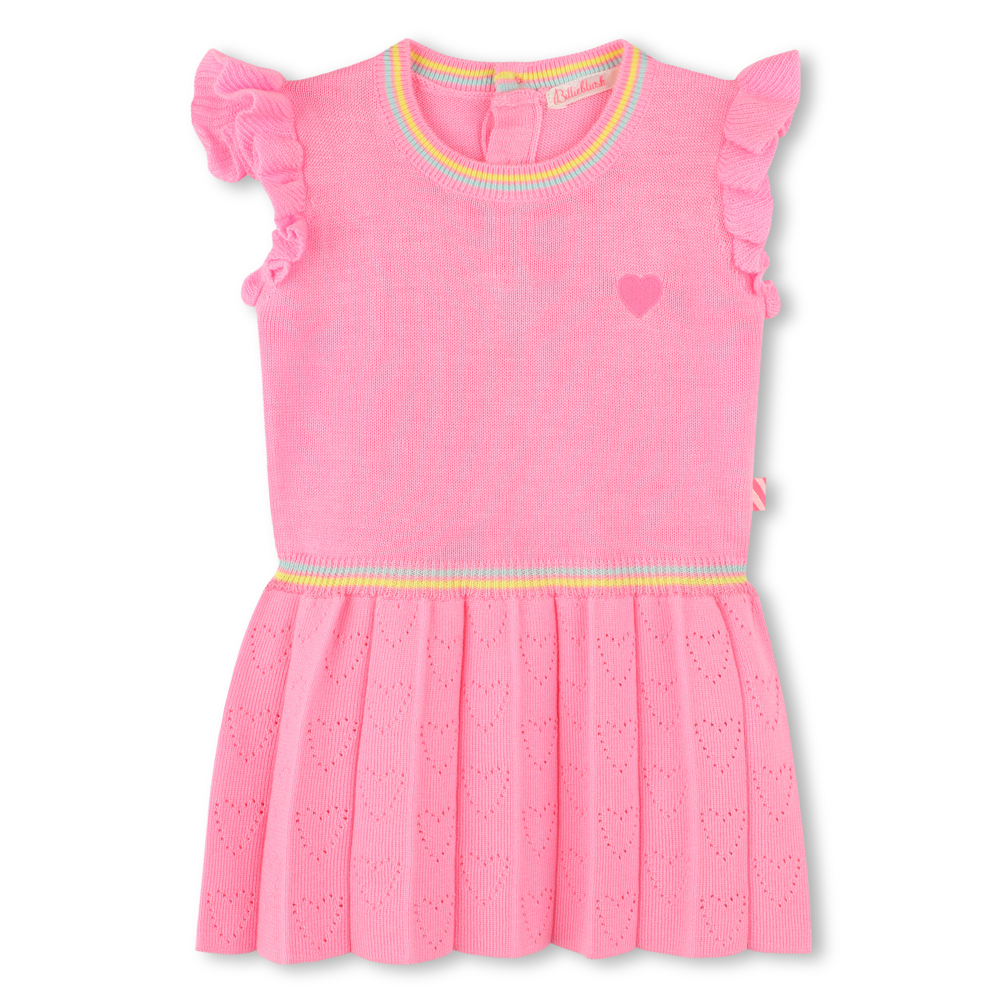 Short-sleeved knitted dress BILLIEBLUSH for GIRL