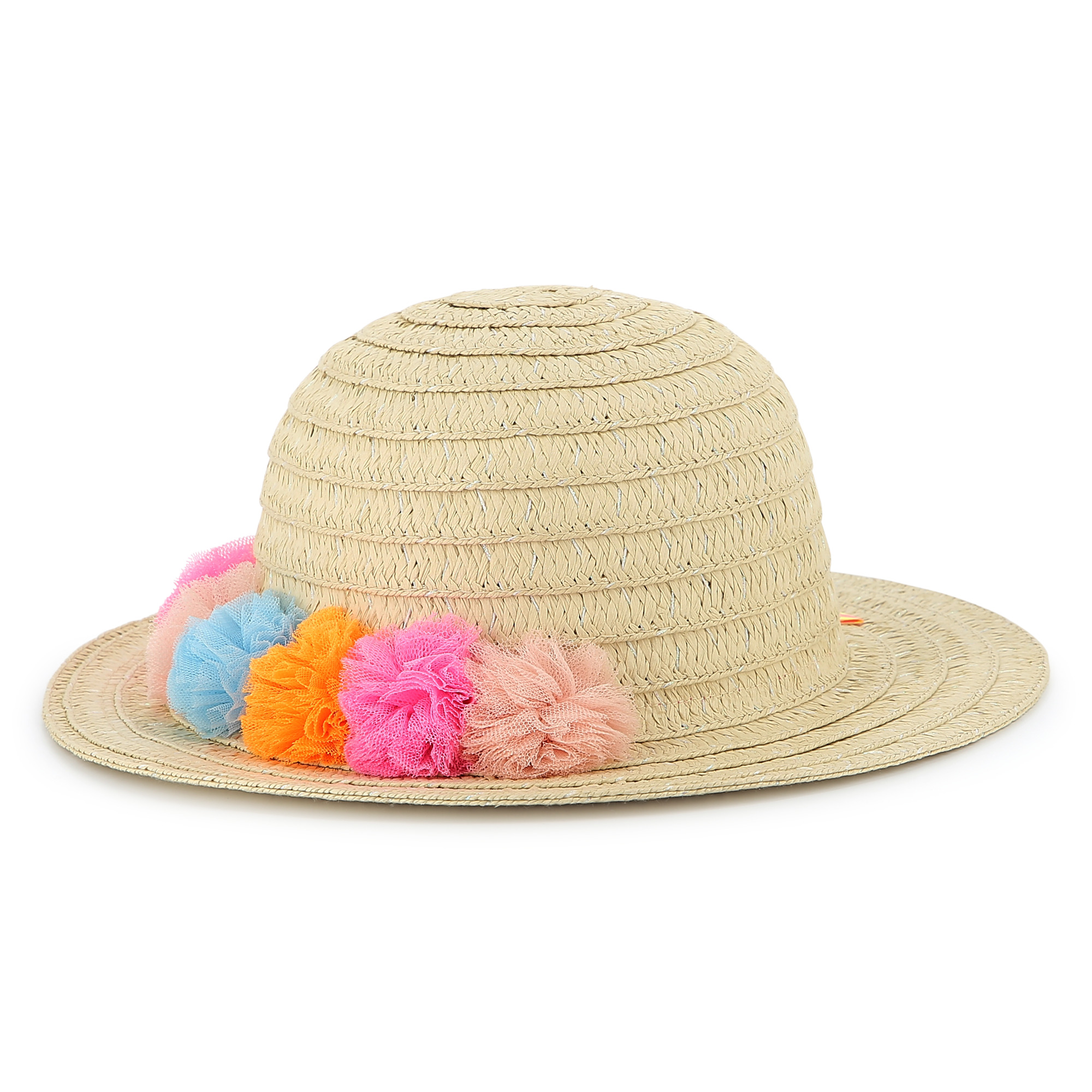 Iridescent pompom sun hat BILLIEBLUSH for GIRL