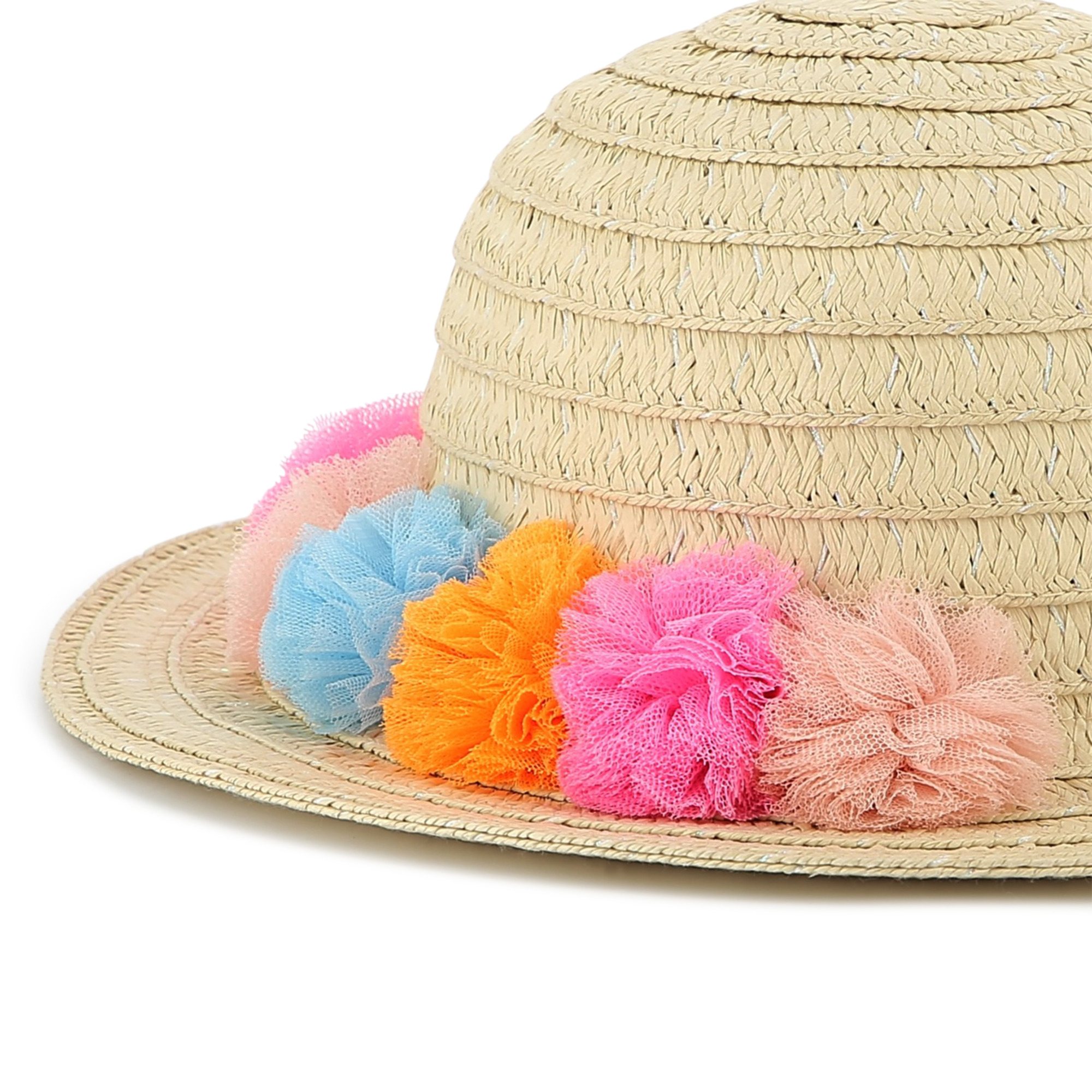 Iridescent pompom sun hat BILLIEBLUSH for GIRL