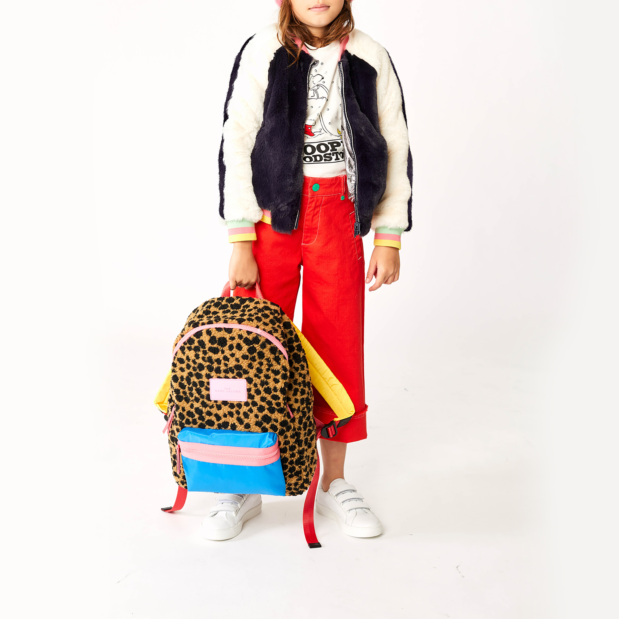 Printed sherpa backpack MARC JACOBS for GIRL