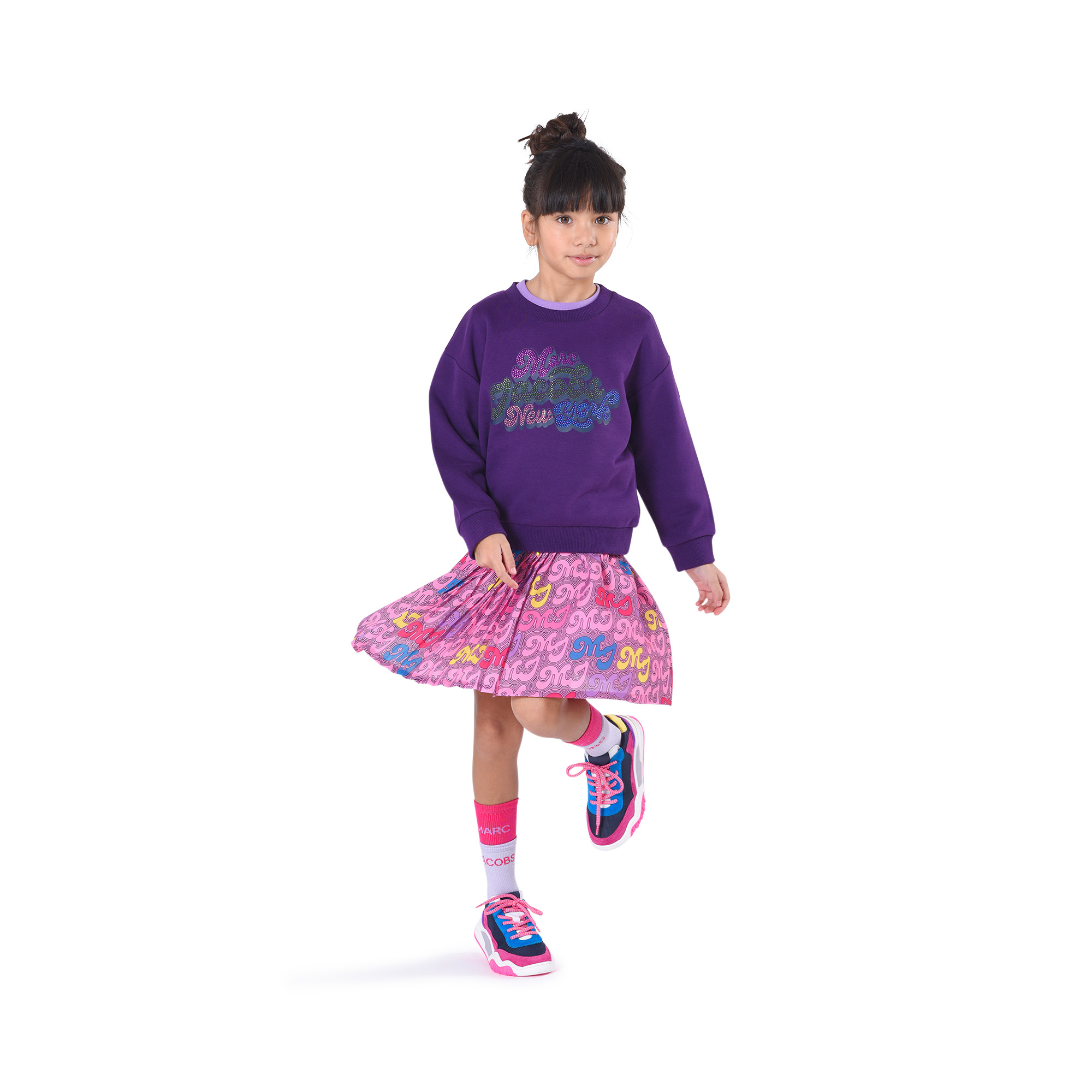 Chaussettes bicolores MARC JACOBS pour FILLE