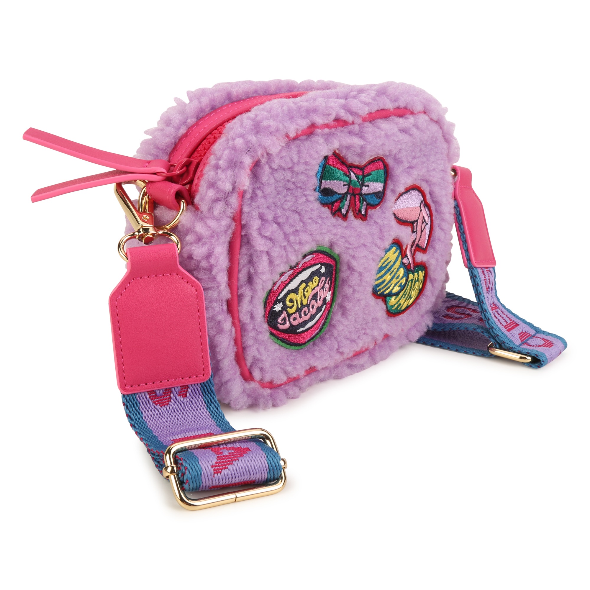 Fluffy fleece handbag MARC JACOBS for GIRL