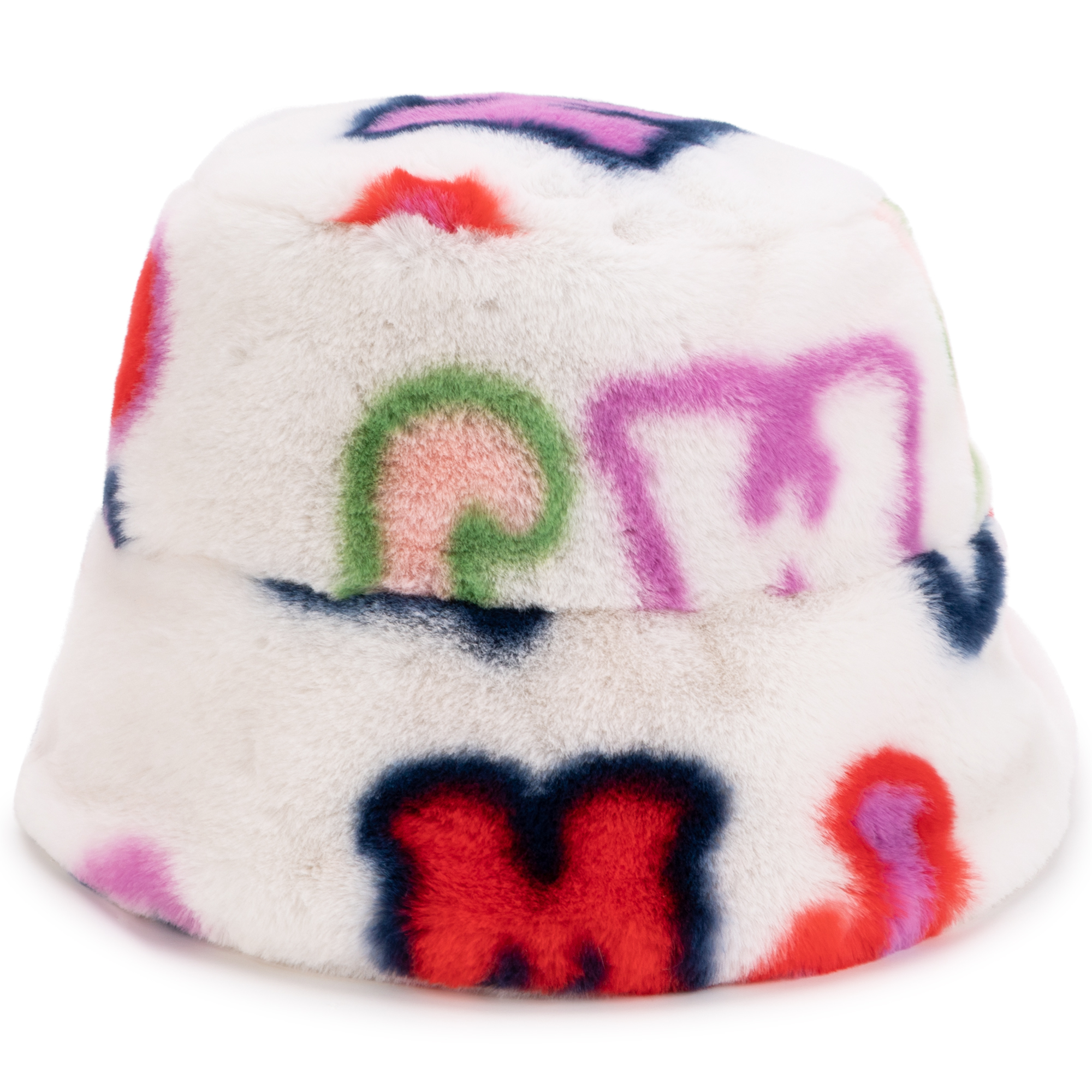 Fluffy polar fleece bucket hat MARC JACOBS for GIRL