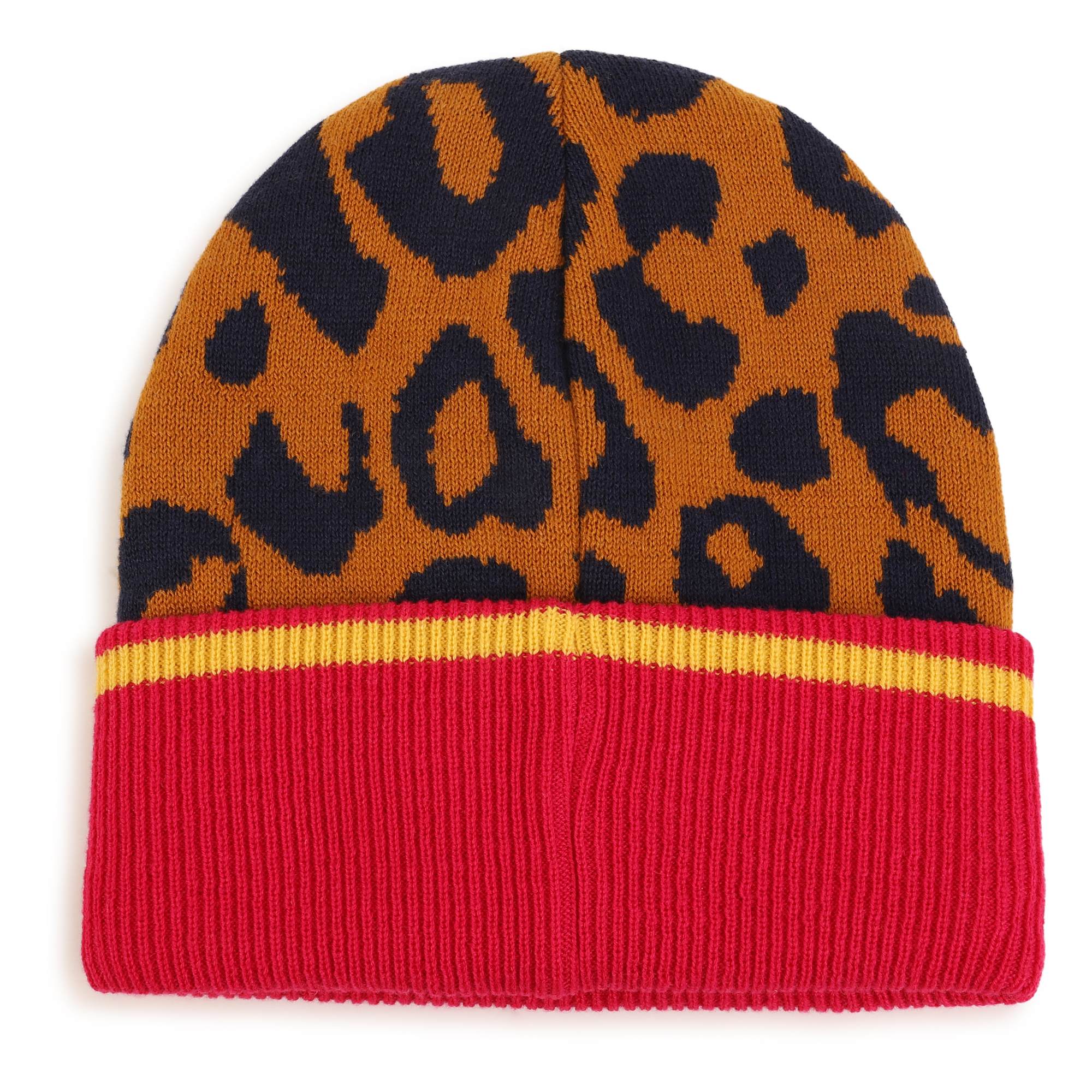 Knitted leopard hat MARC JACOBS for GIRL