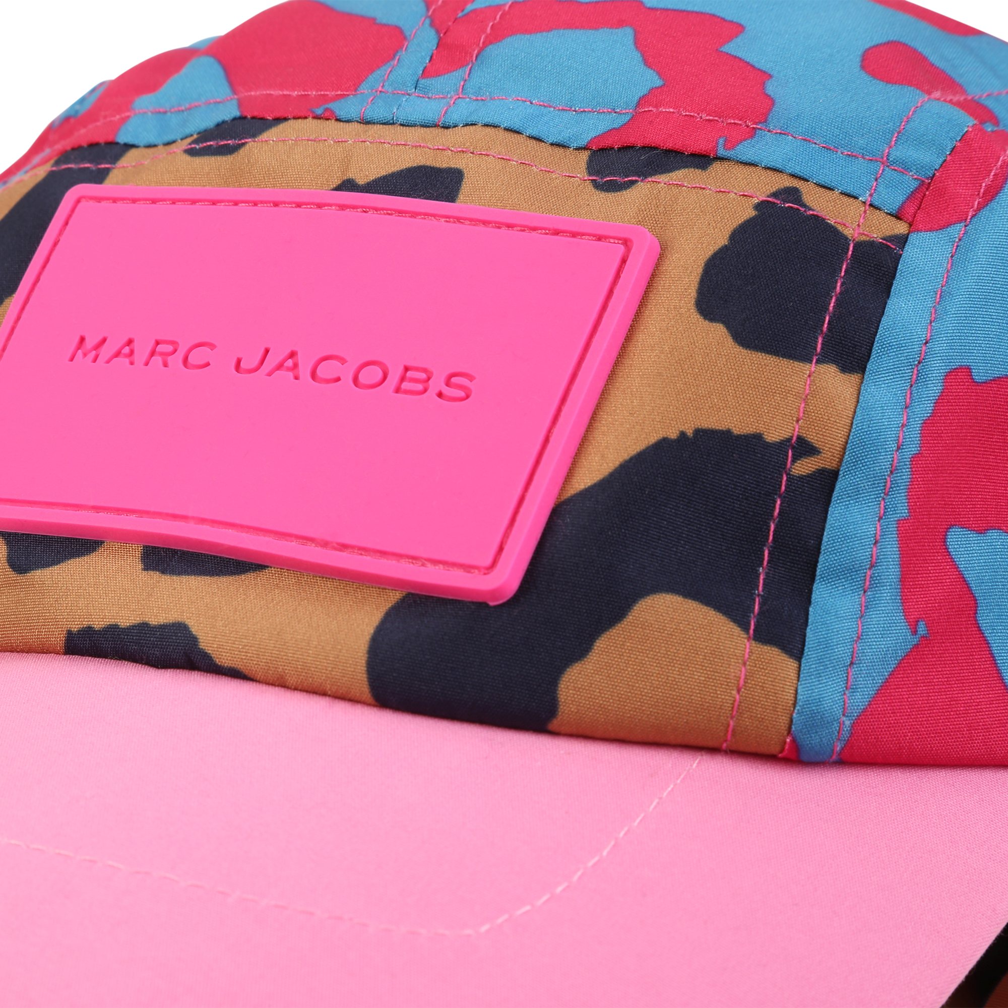 Leopard-print fabric cap MARC JACOBS for GIRL