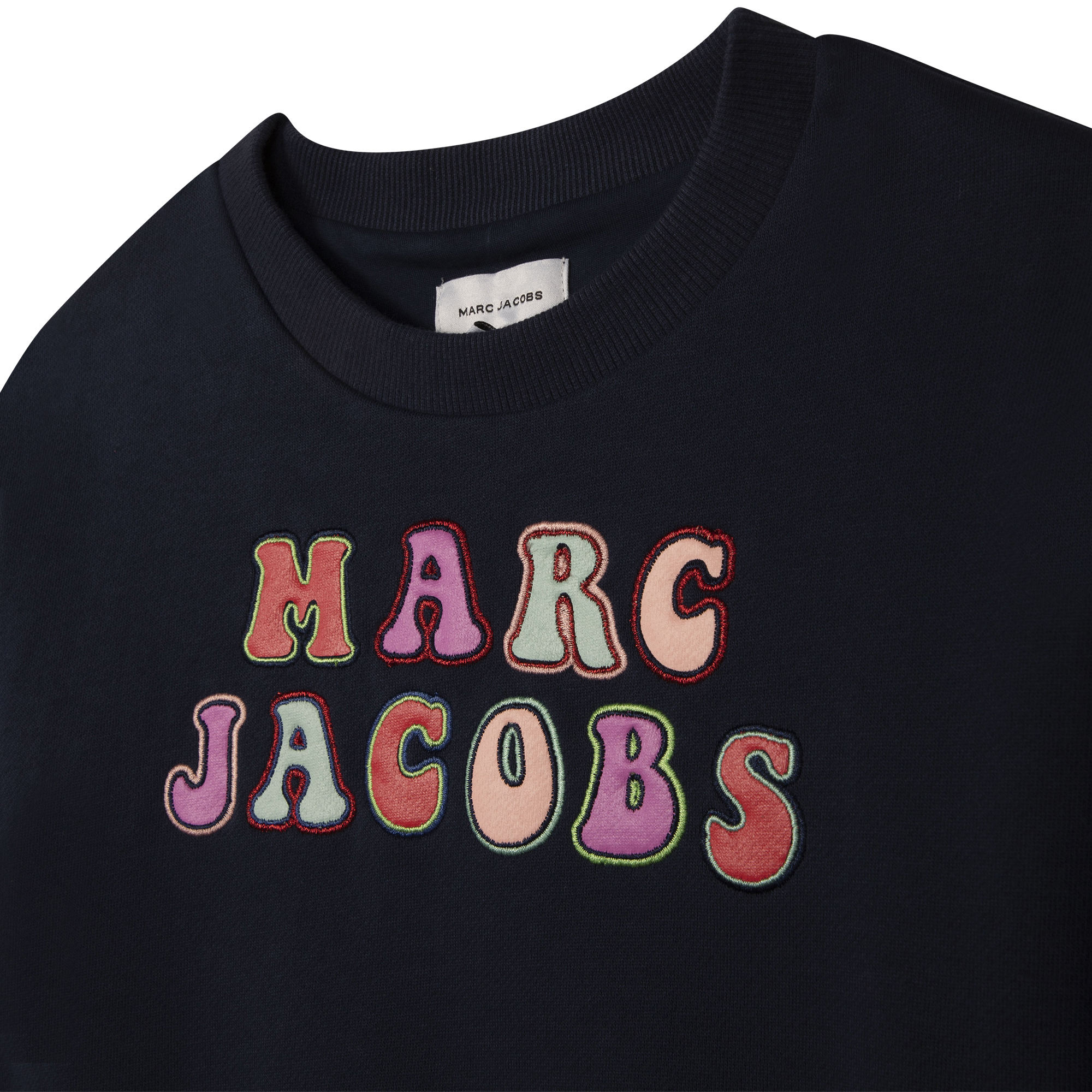 Embroidered bi-material dress MARC JACOBS for GIRL