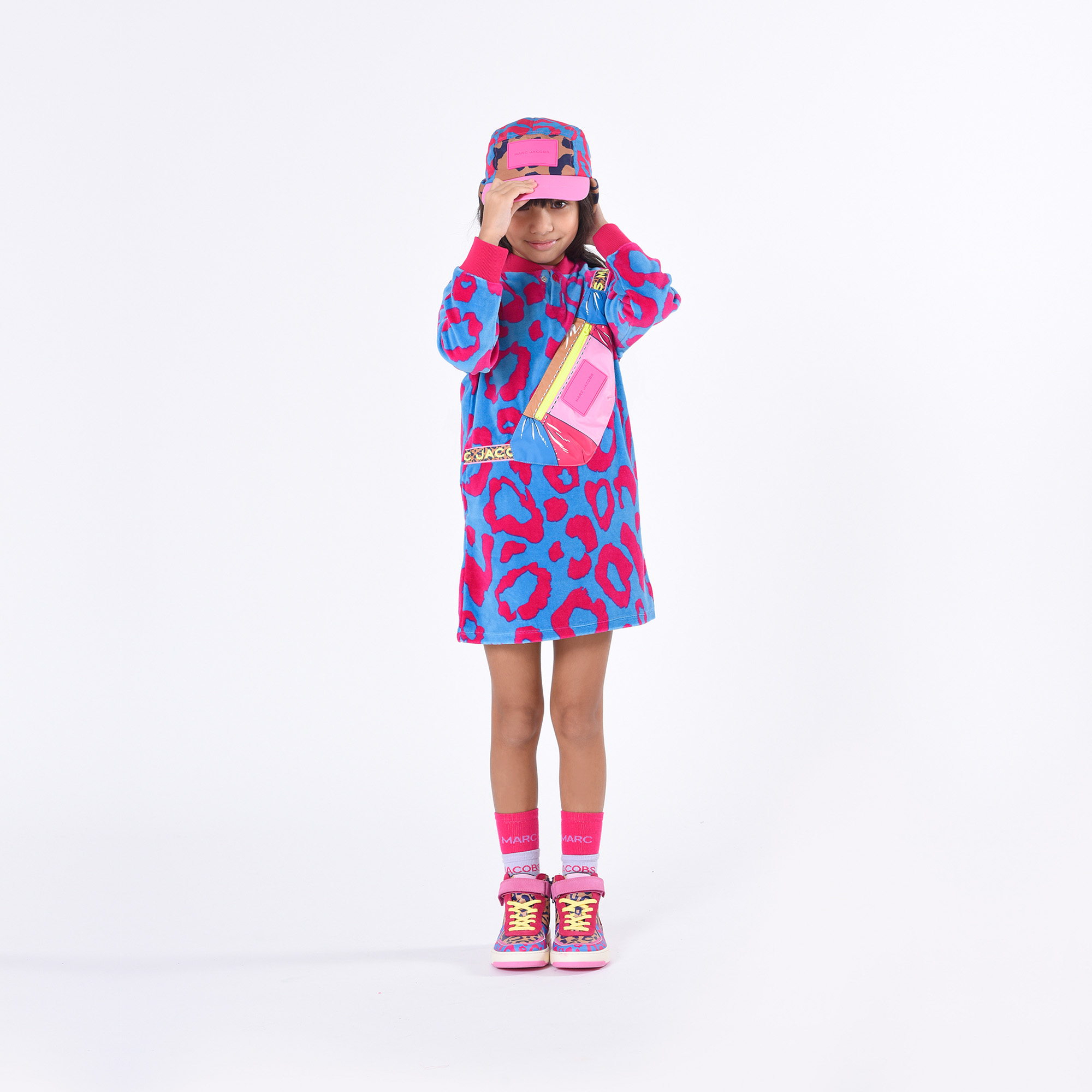 Velvet leopard-print dress MARC JACOBS for GIRL