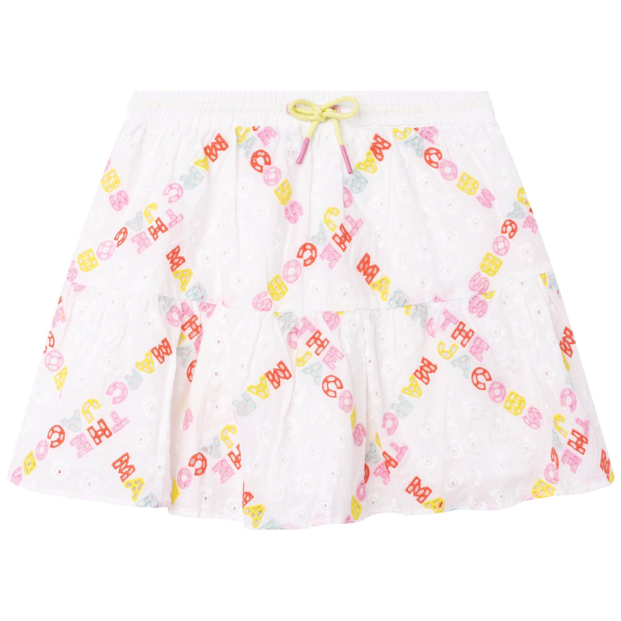 Frilled skirt with embroidery MARC JACOBS for GIRL