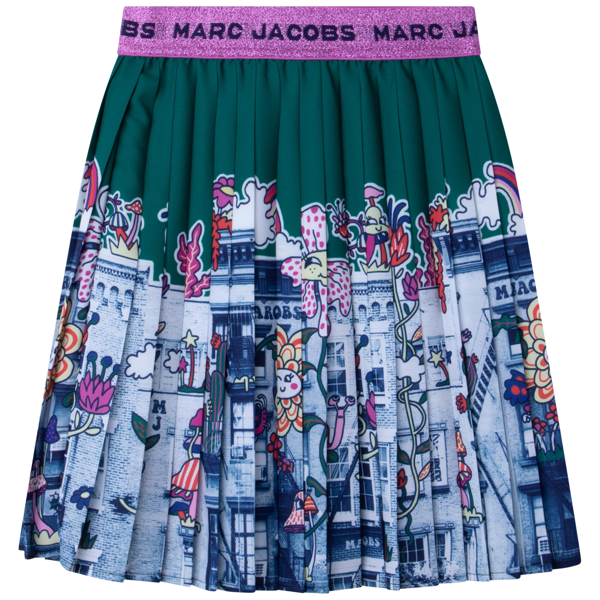 Pleated skirt with print MARC JACOBS for GIRL