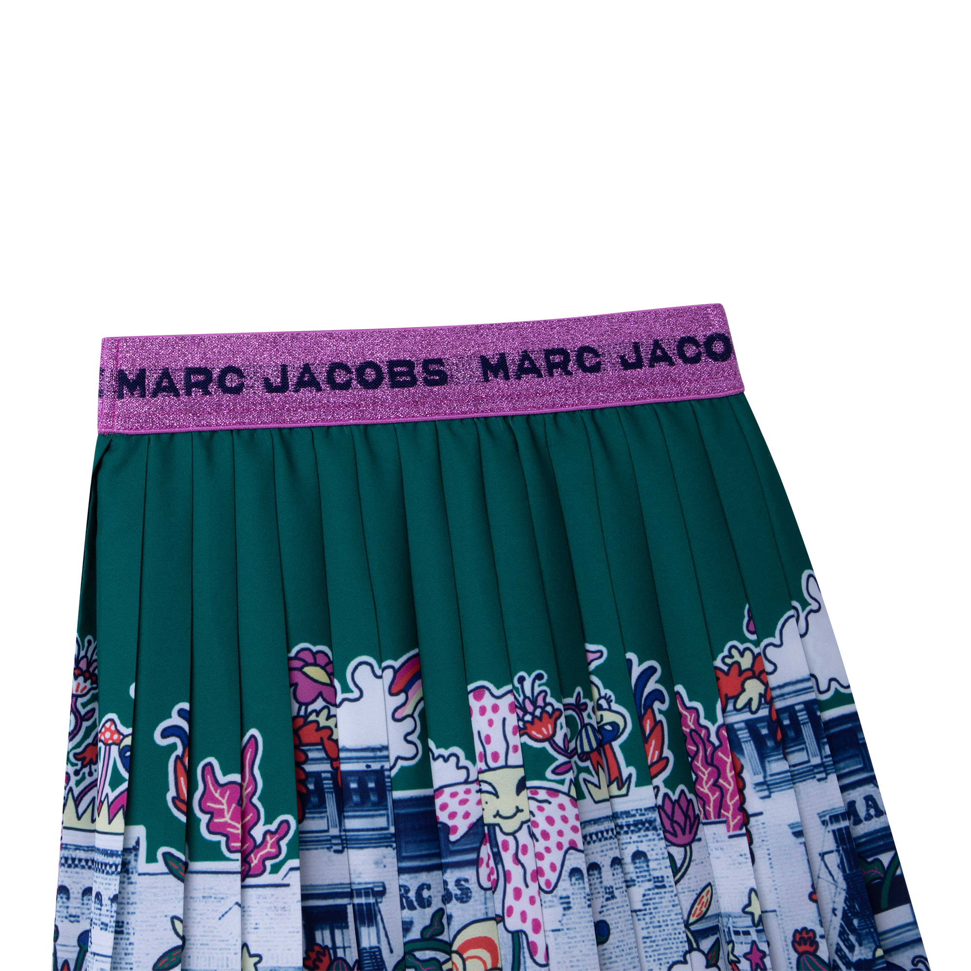 Cosmic City Print Pleated Skirt MARC JACOBS for GIRL