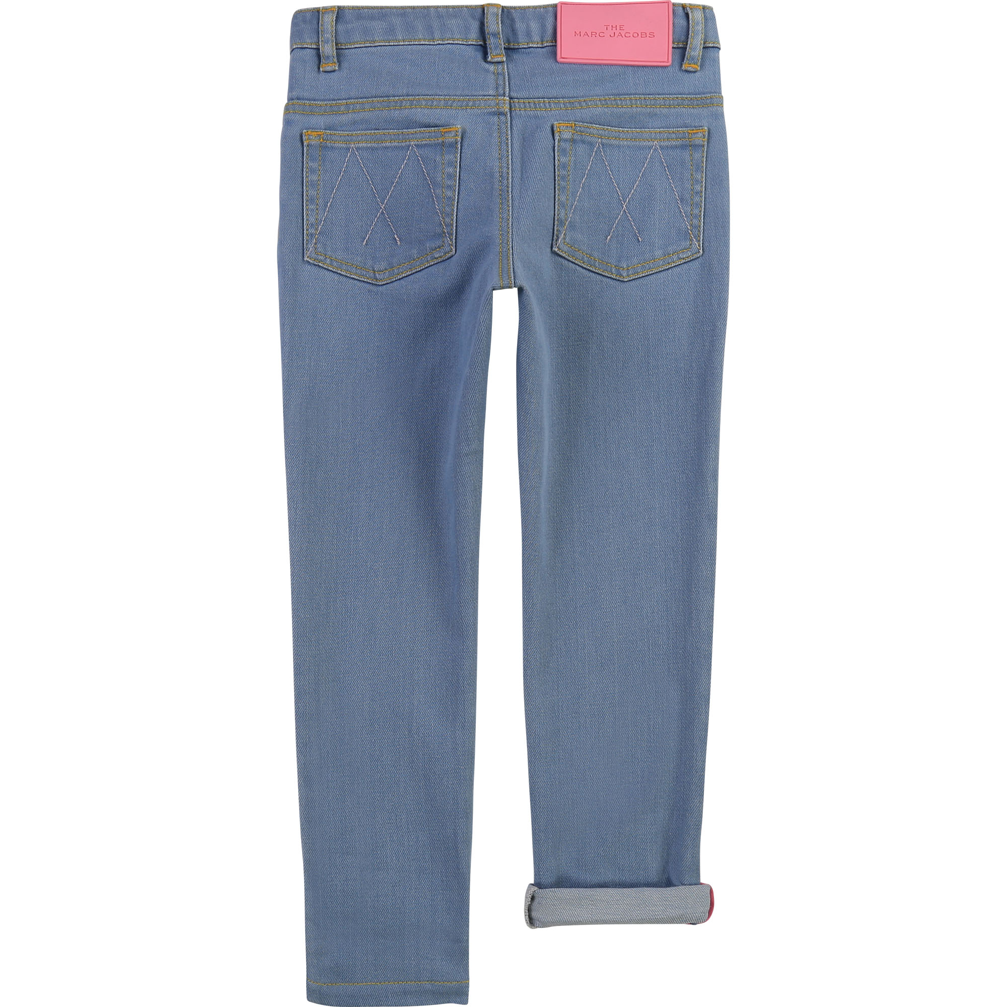 Jeans slim con patch ricamata MARC JACOBS Per BAMBINA