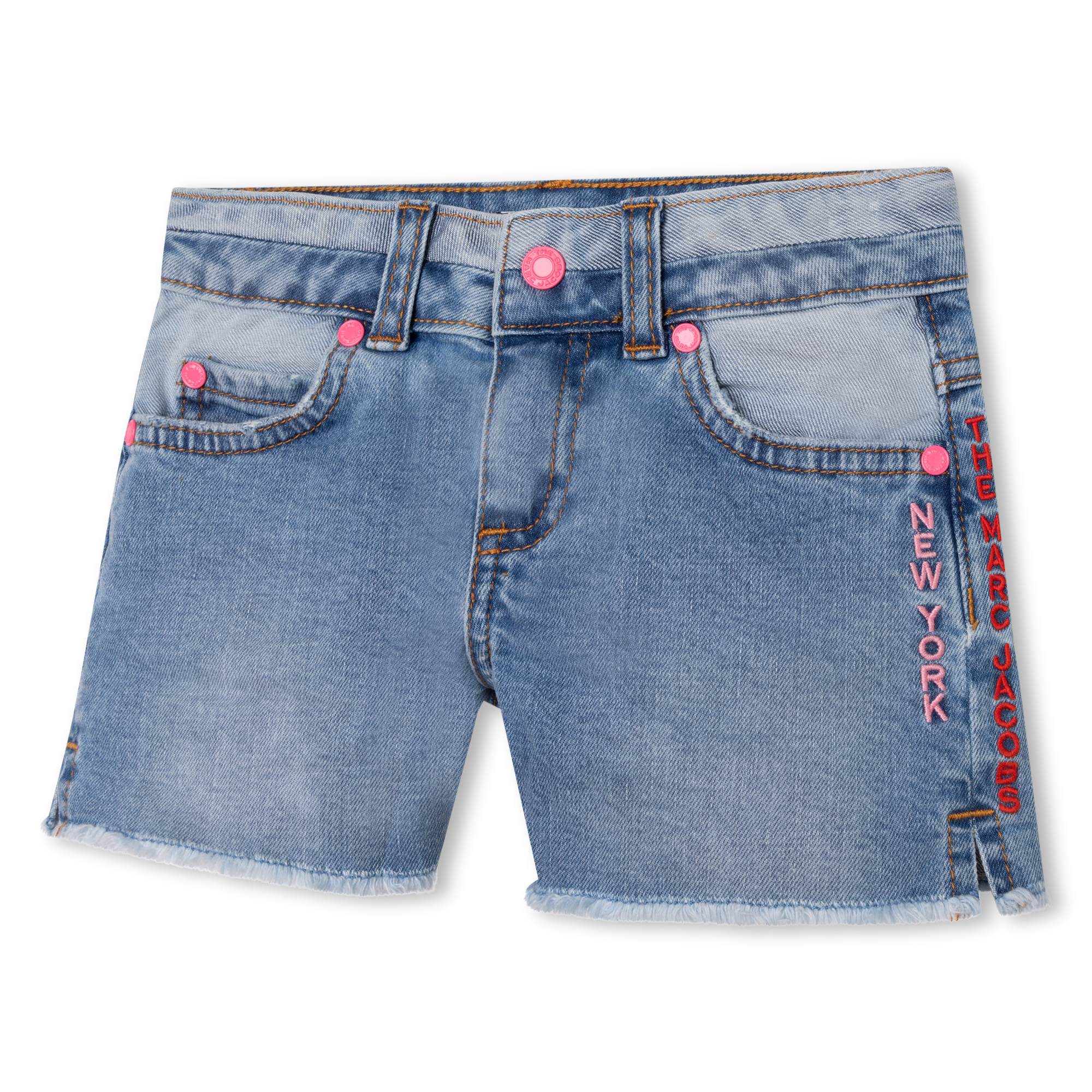 Fringed jean shorts MARC JACOBS for GIRL