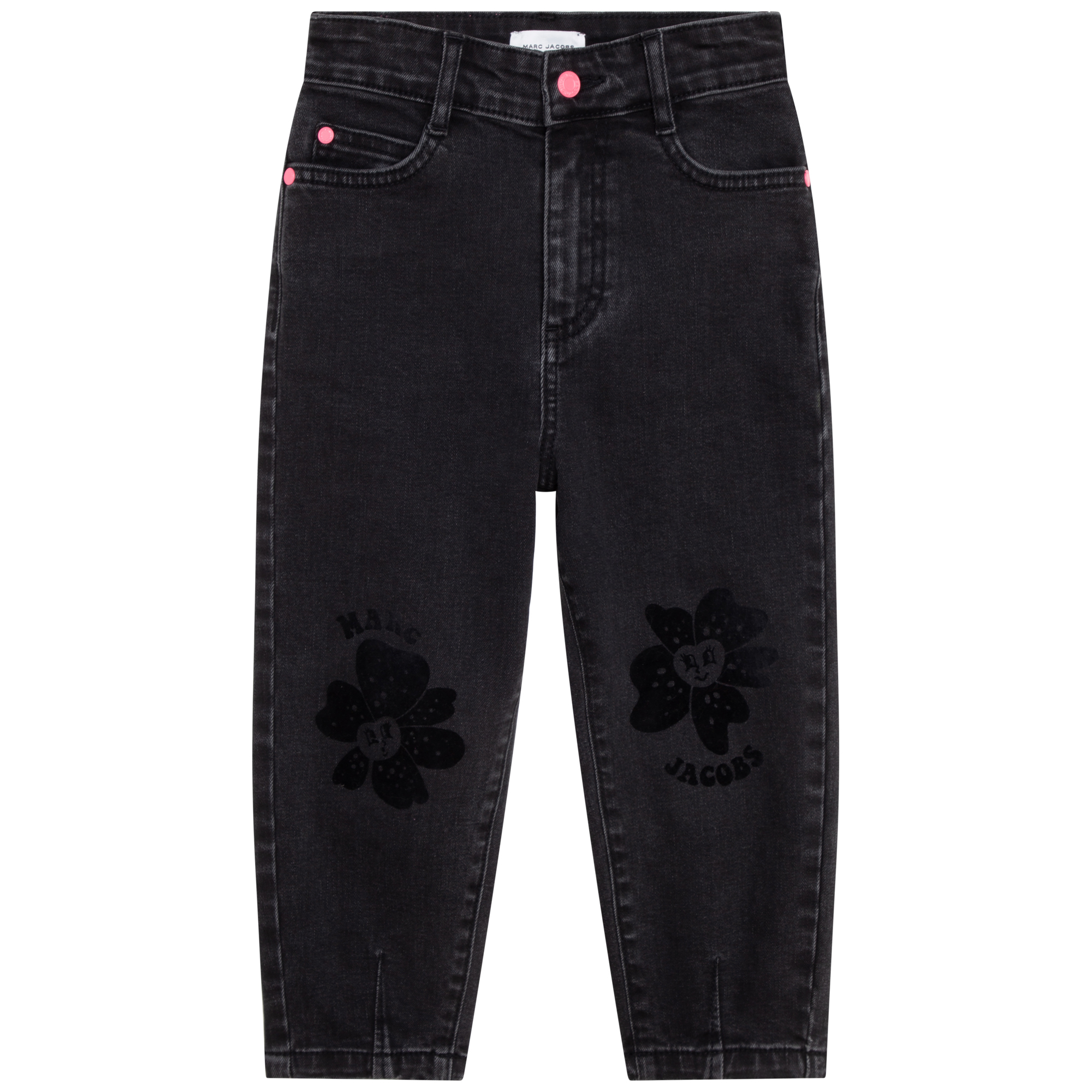 Jeans with large floral motif MARC JACOBS for GIRL