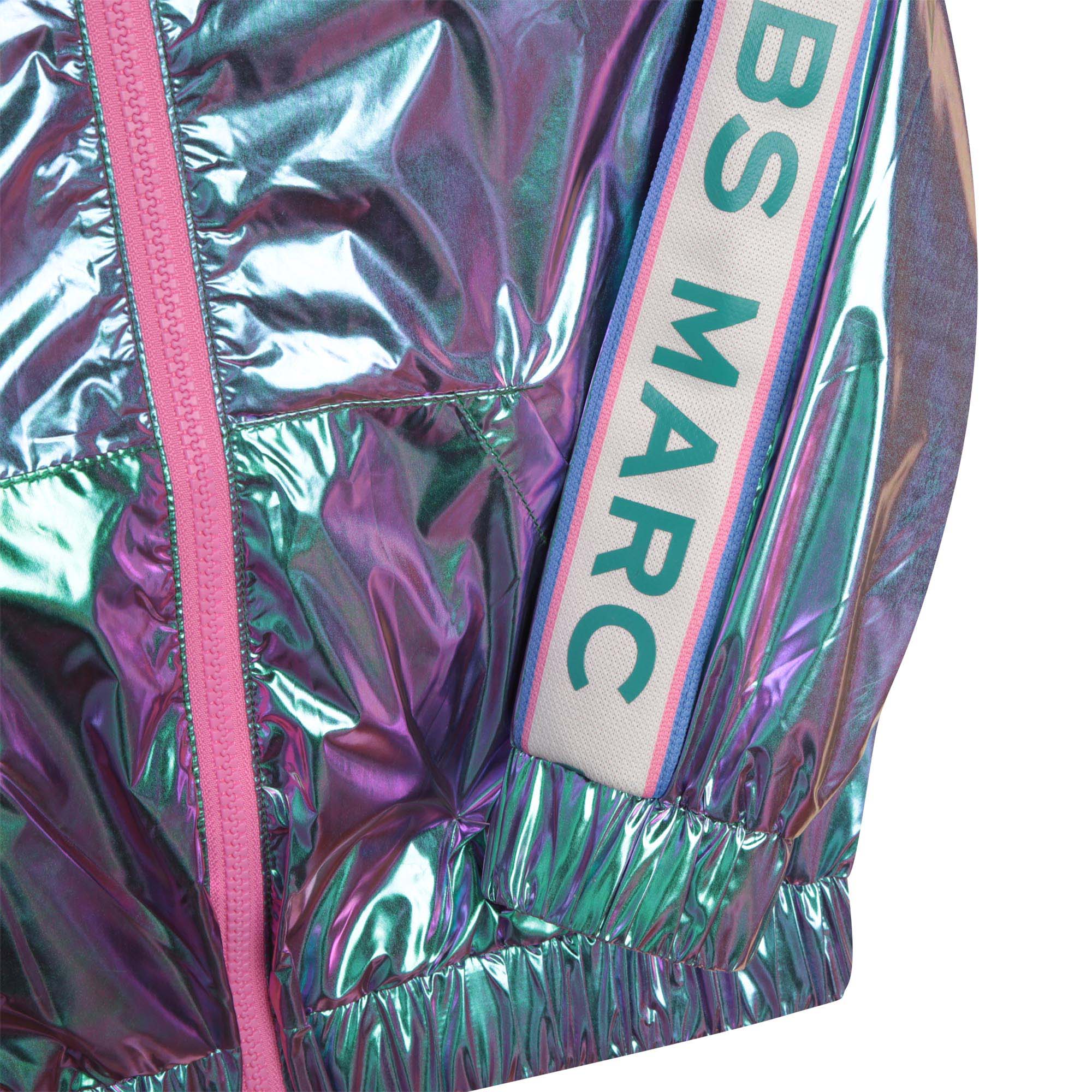 Shiny zip-up tracksuit top MARC JACOBS for GIRL