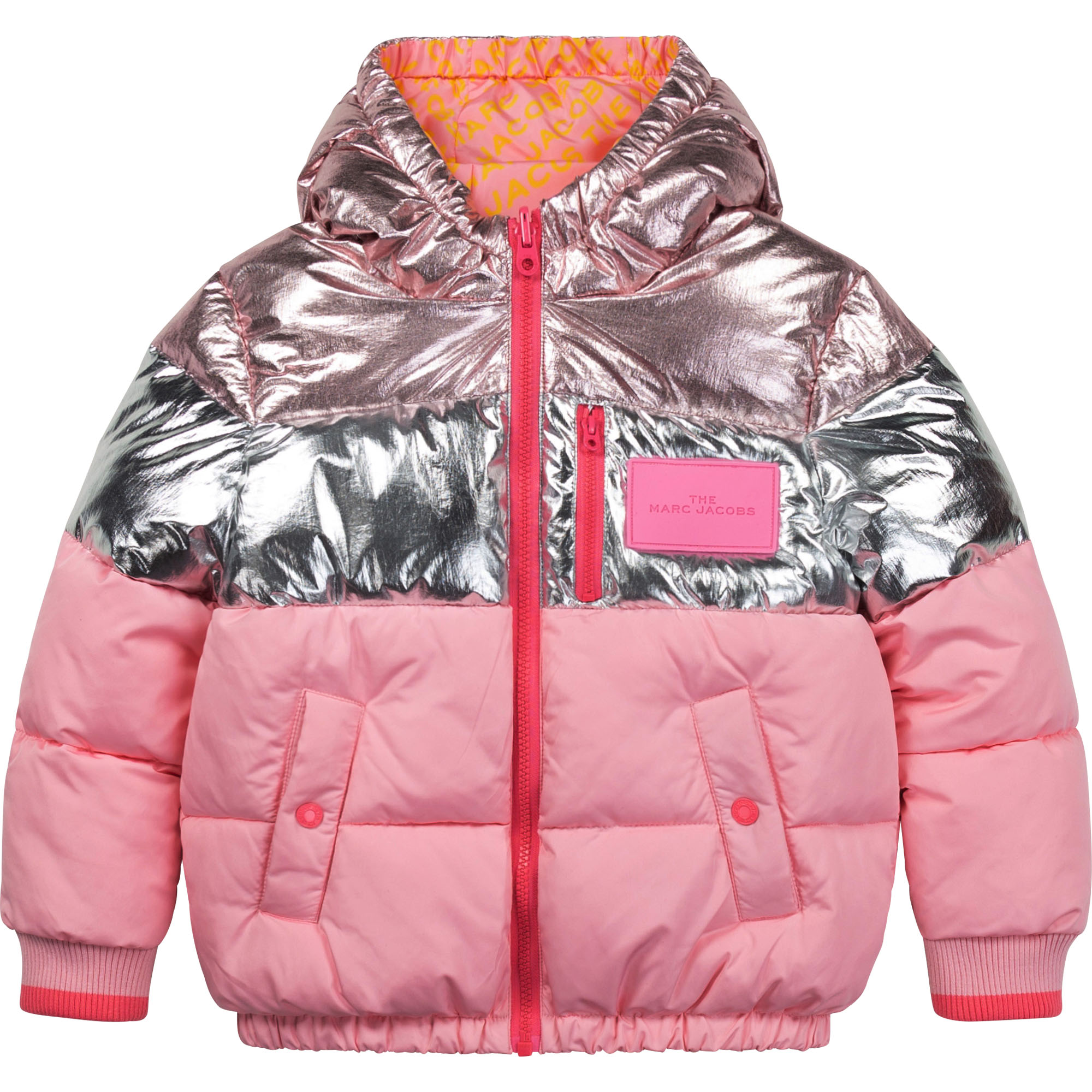 Reversible hooded puffer jacket MARC JACOBS for GIRL