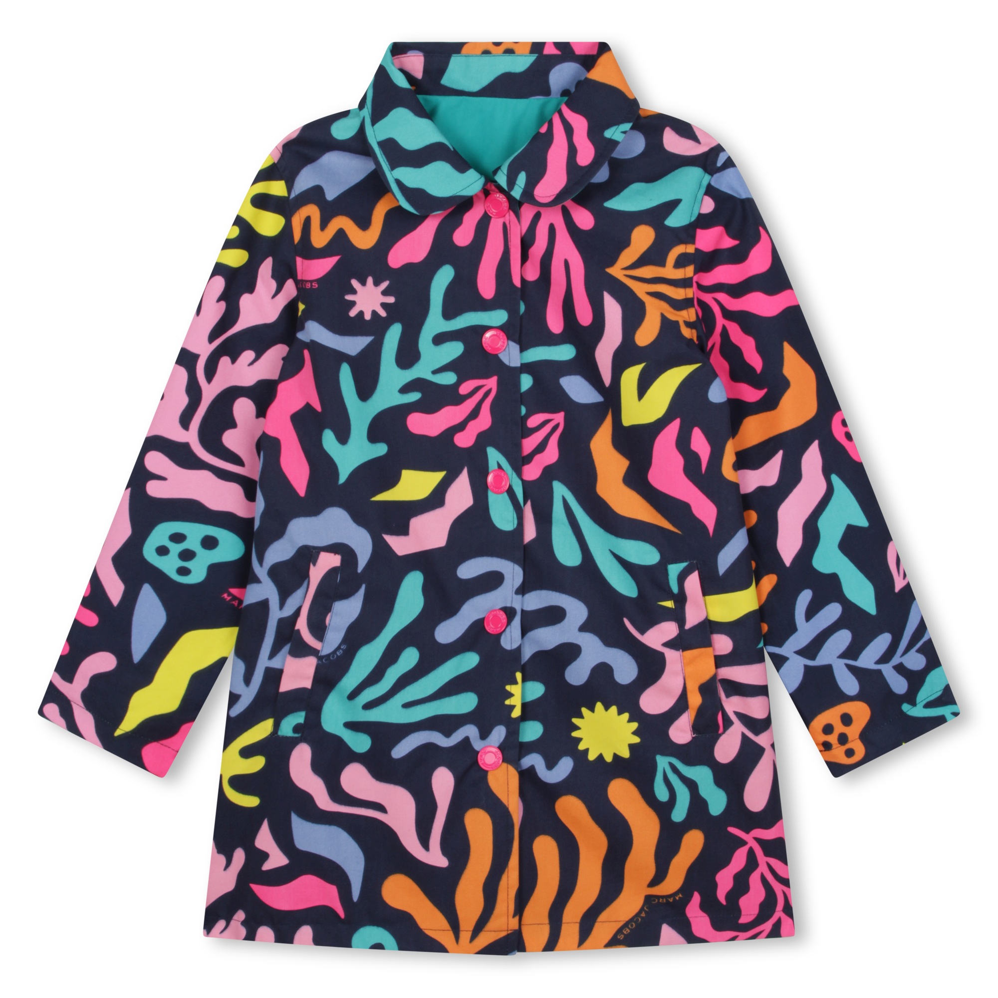Reversible printed raincoat MARC JACOBS for GIRL