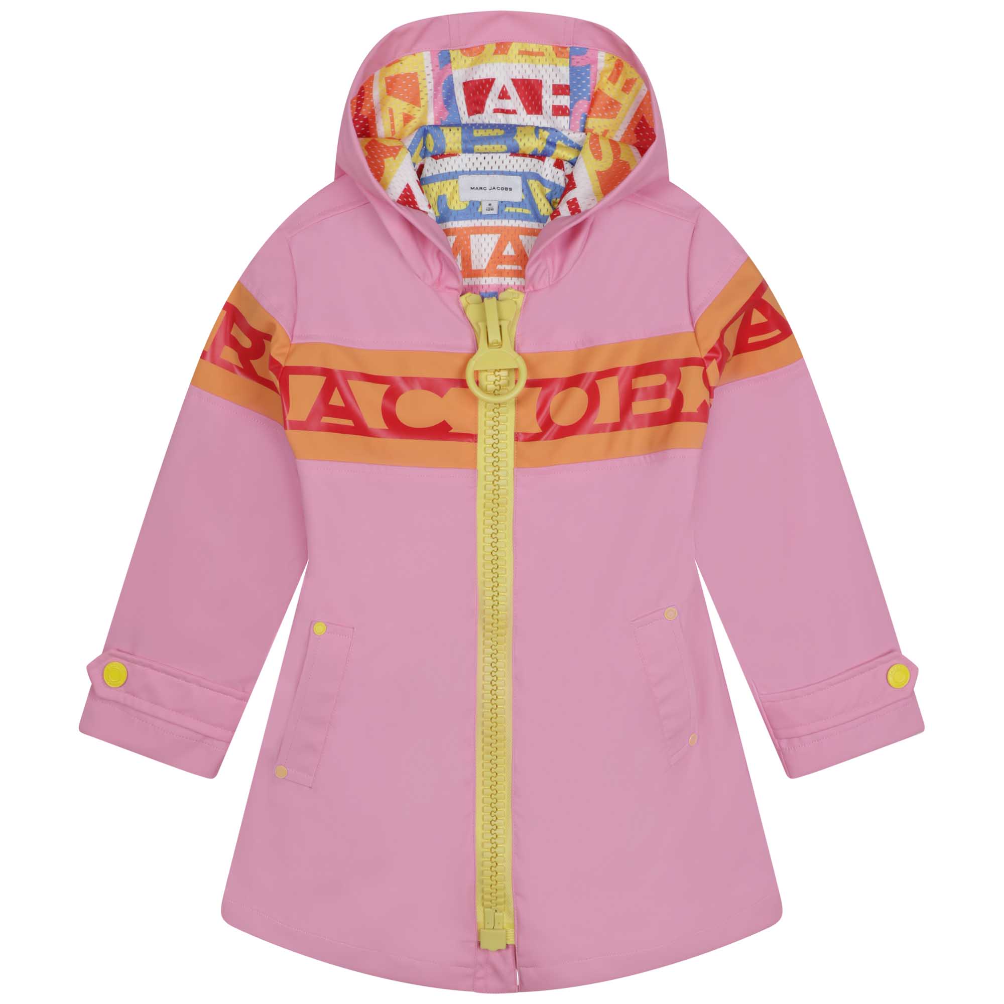 Waxed hooded coat MARC JACOBS for GIRL