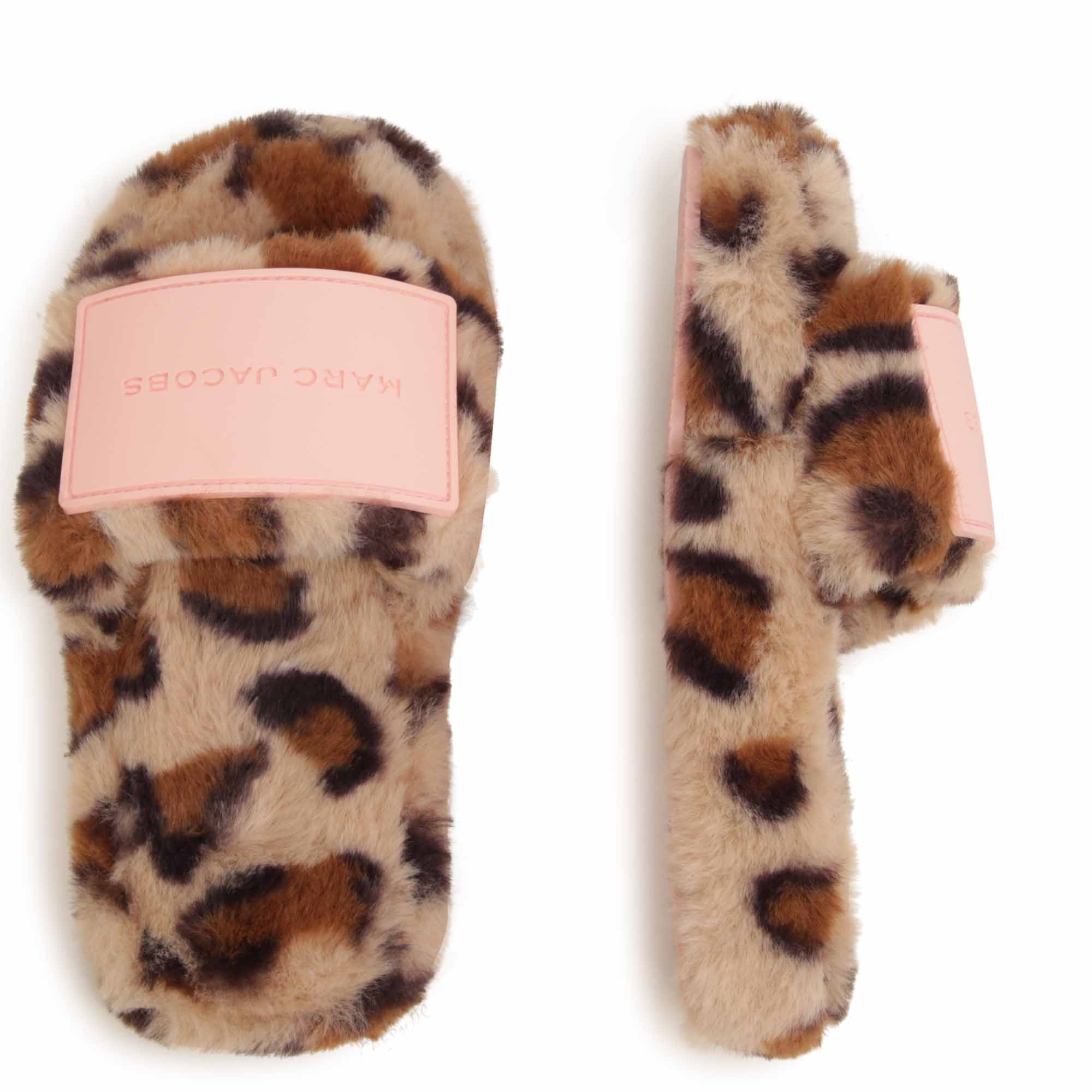 Fluffy fleece sandals MARC JACOBS for GIRL