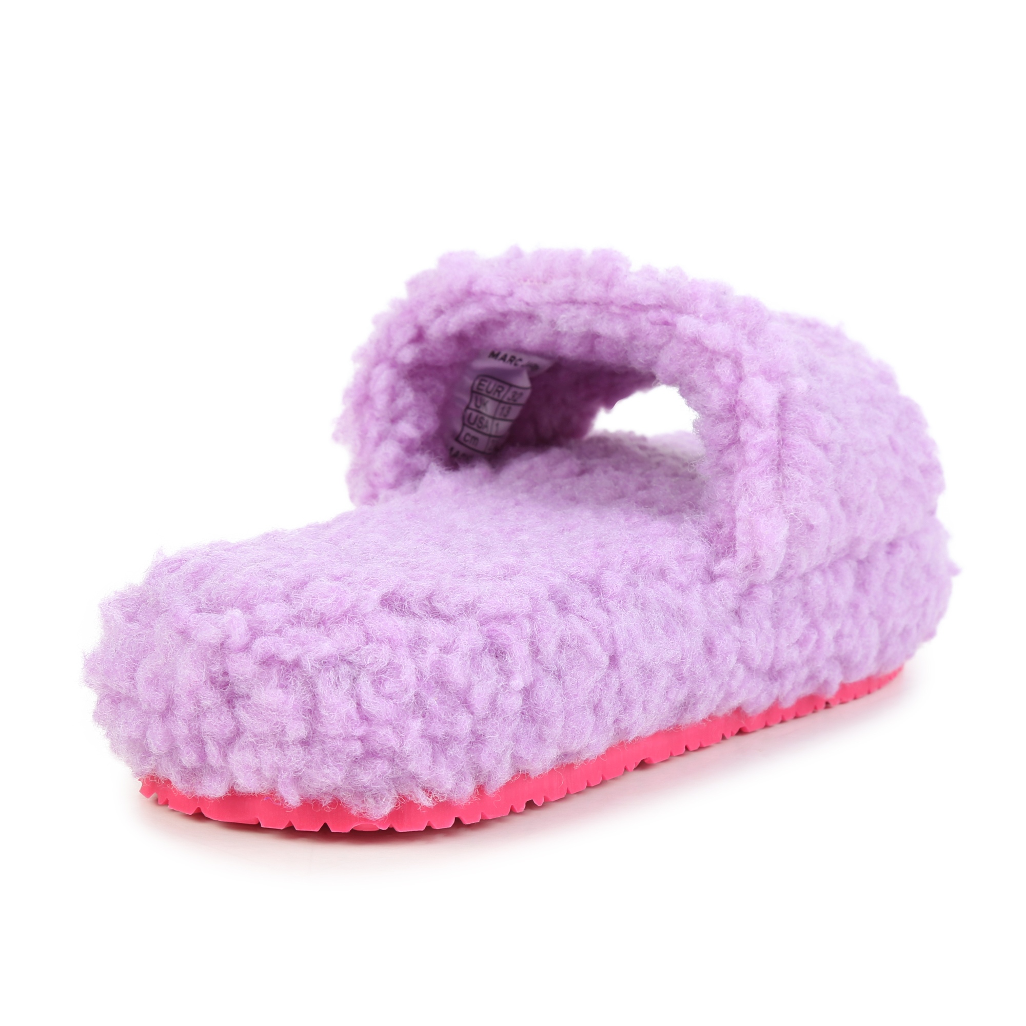 Fleece slippers met print MARC JACOBS Voor