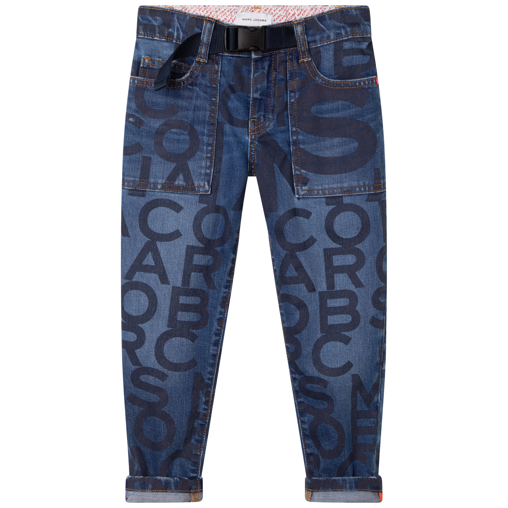 Jeans cinque tasche con stampa MARC JACOBS Per RAGAZZO