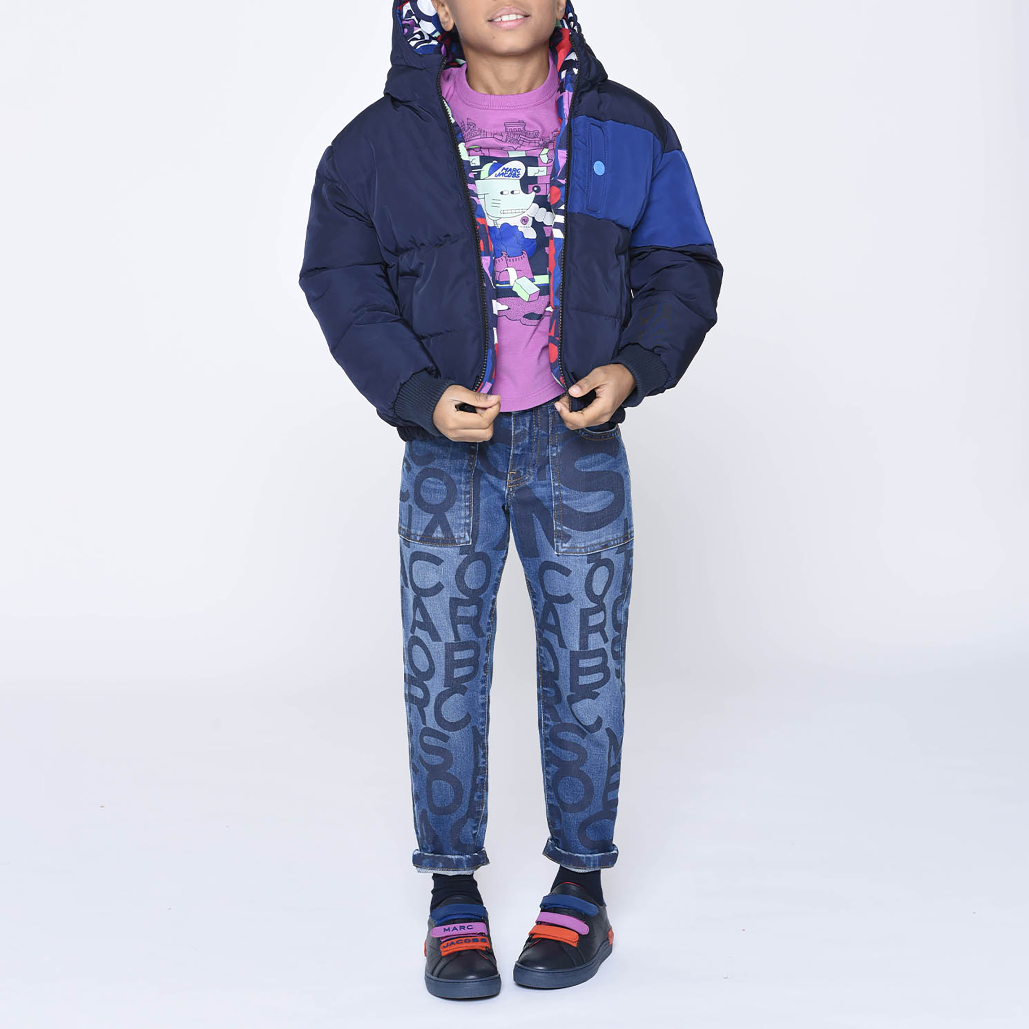 5-pocket printed jeans MARC JACOBS for BOY
