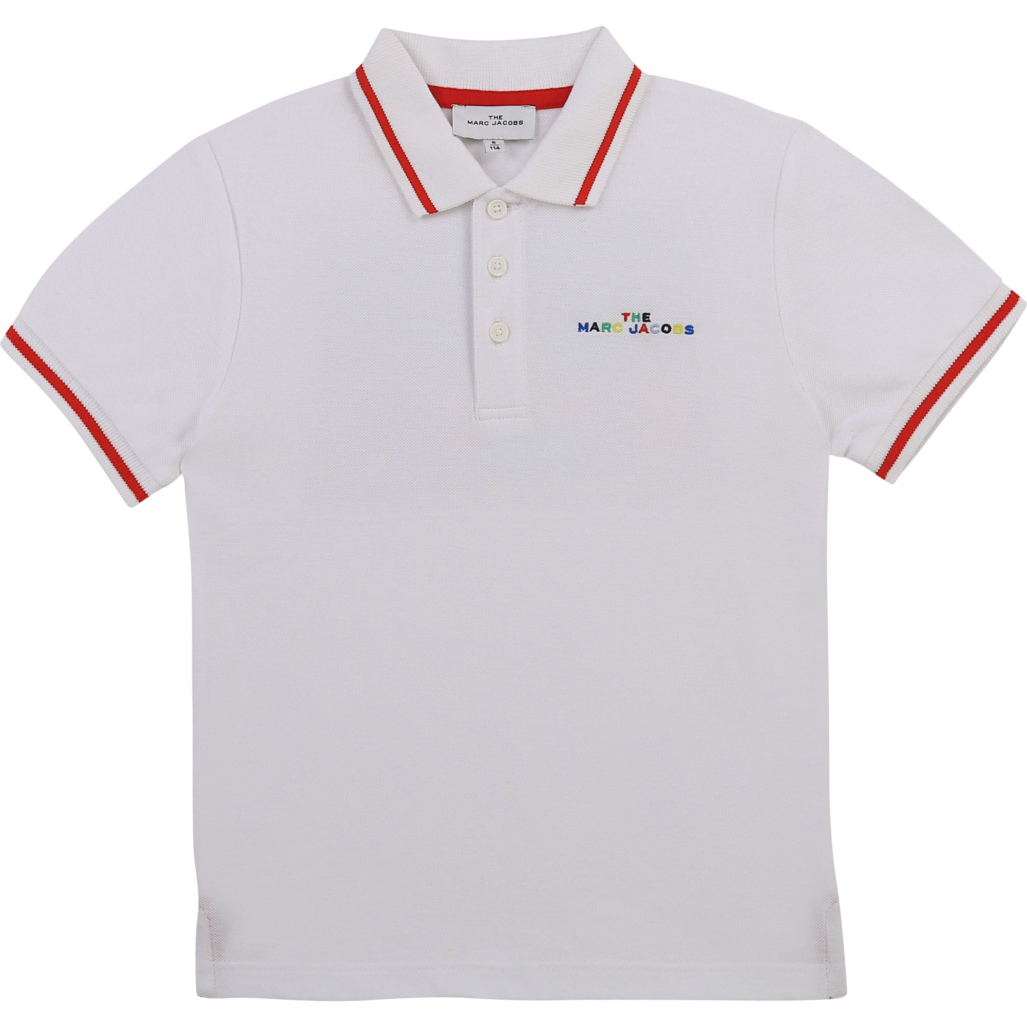 Short-sleeved logo polo shirt MARC JACOBS for BOY