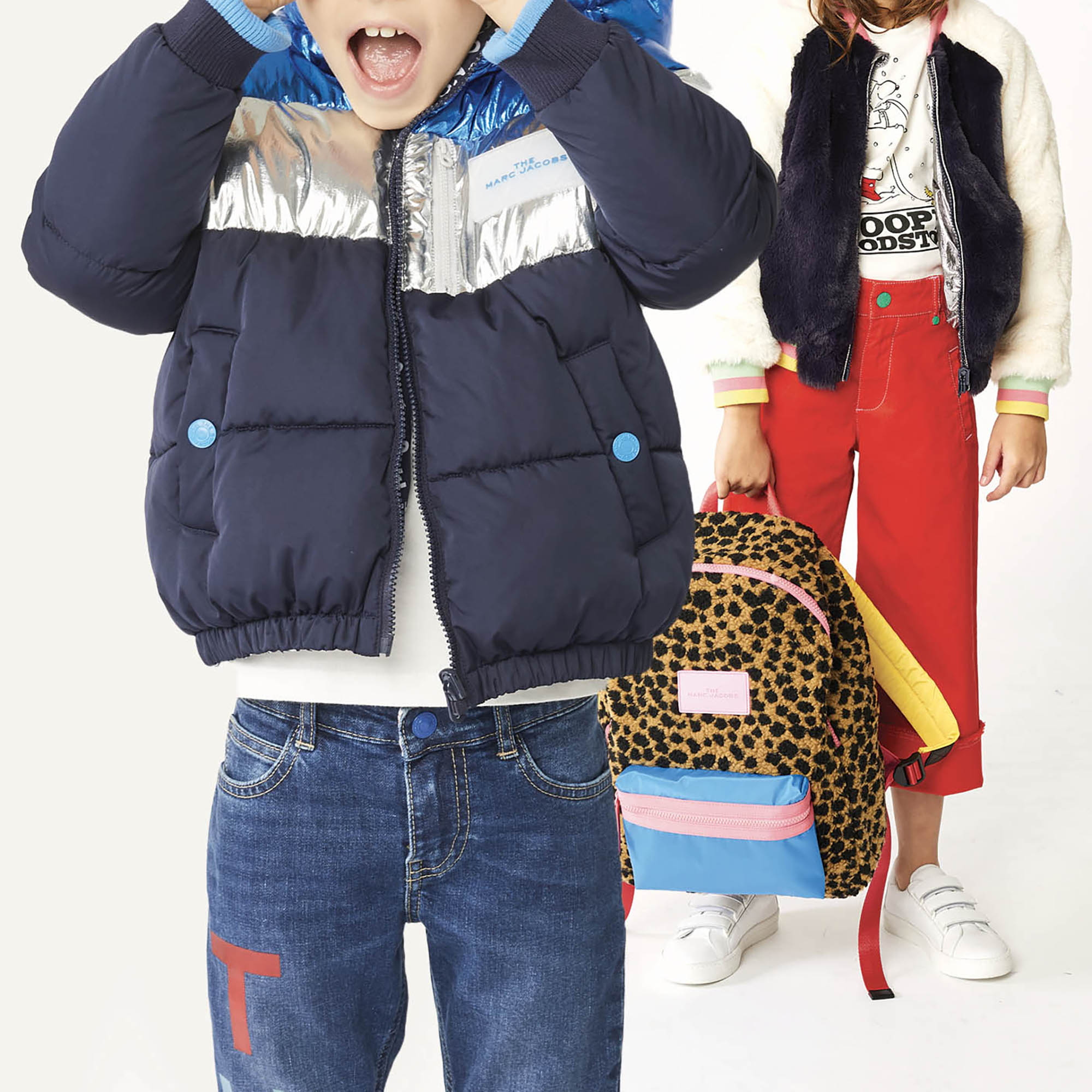 Hooded reversible puffer jacket THE MARC JACOBS for BOY