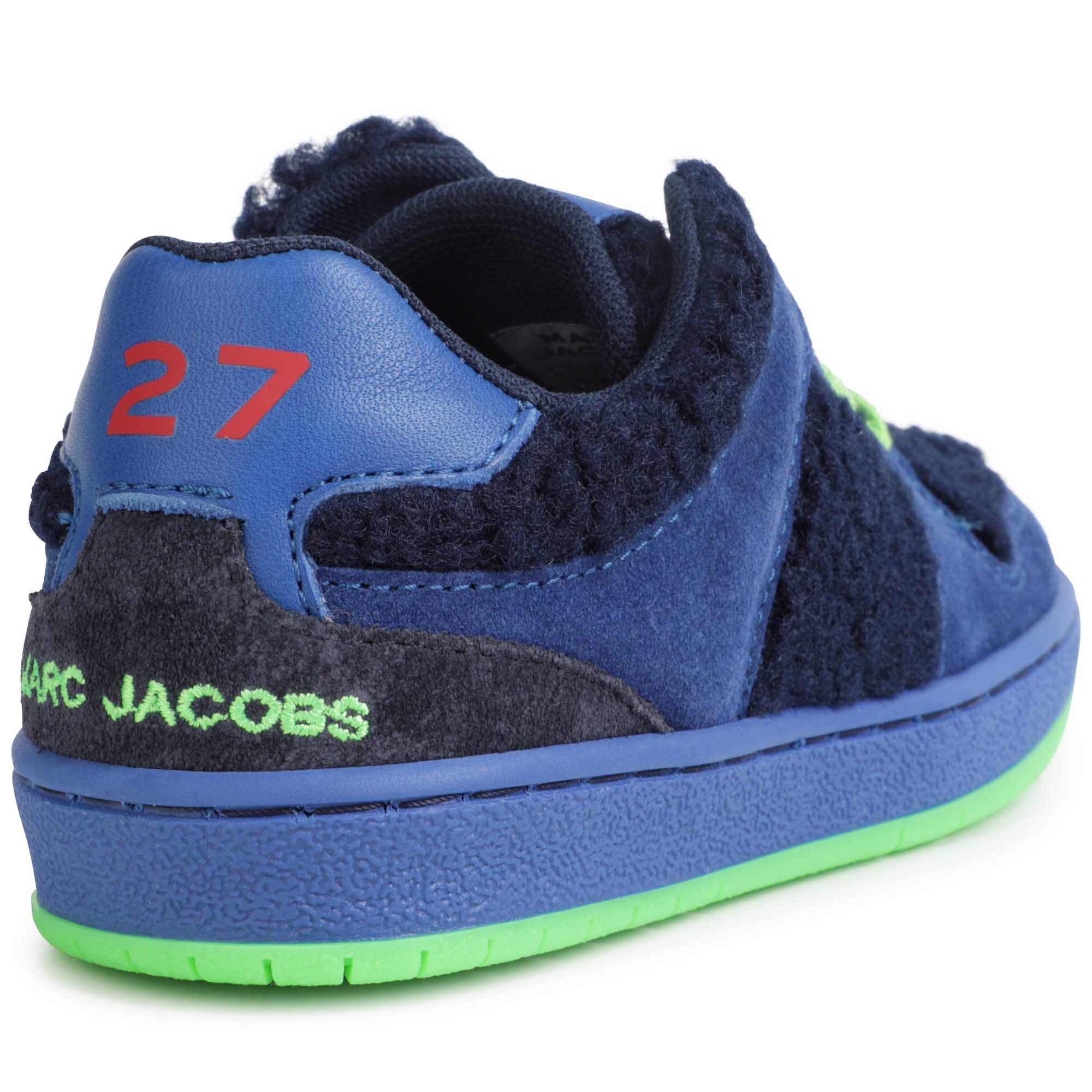 Fluffy fleece lace-up trainers MARC JACOBS for BOY