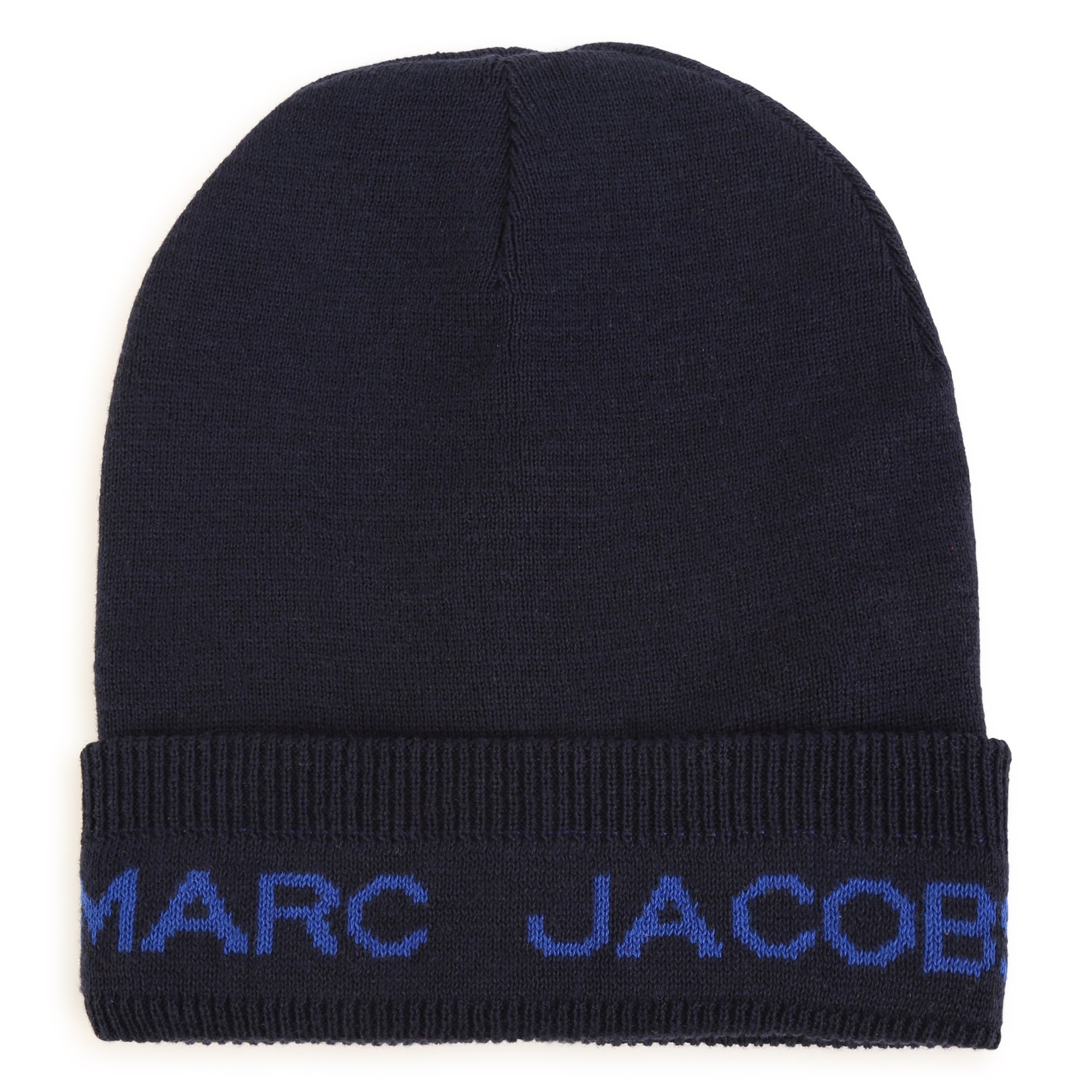 marc jacobs bonnet avec logo en jacquard unisexe t3 bleu