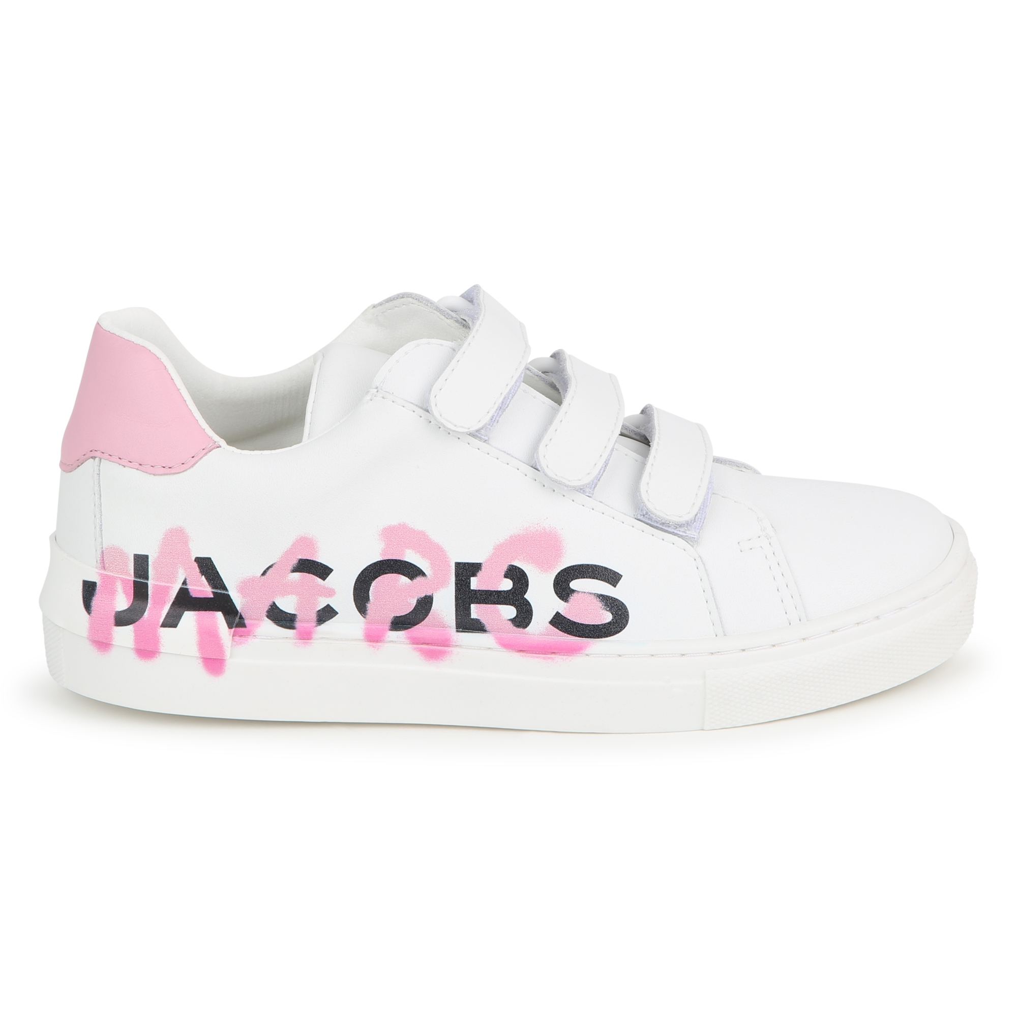 Leather hook-and-loop trainers MARC JACOBS for GIRL