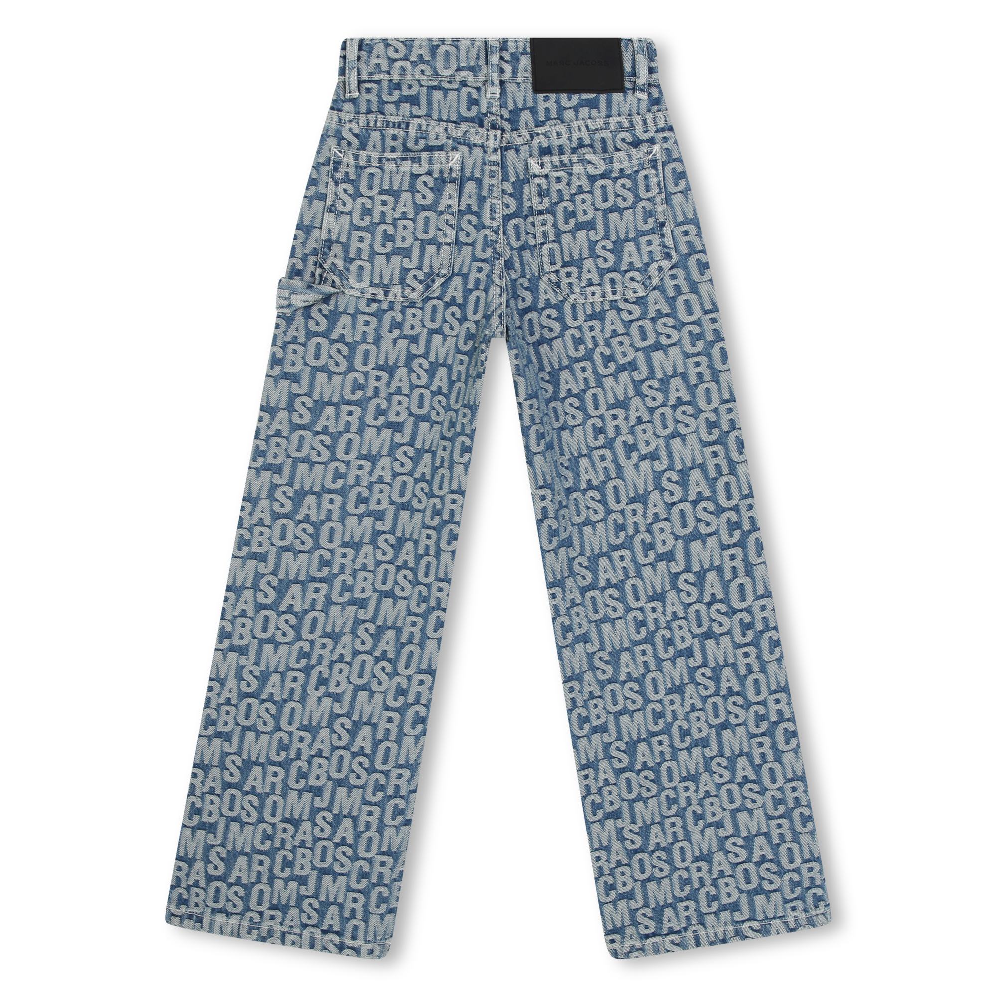 Monogram print jeans MARC JACOBS for GIRL