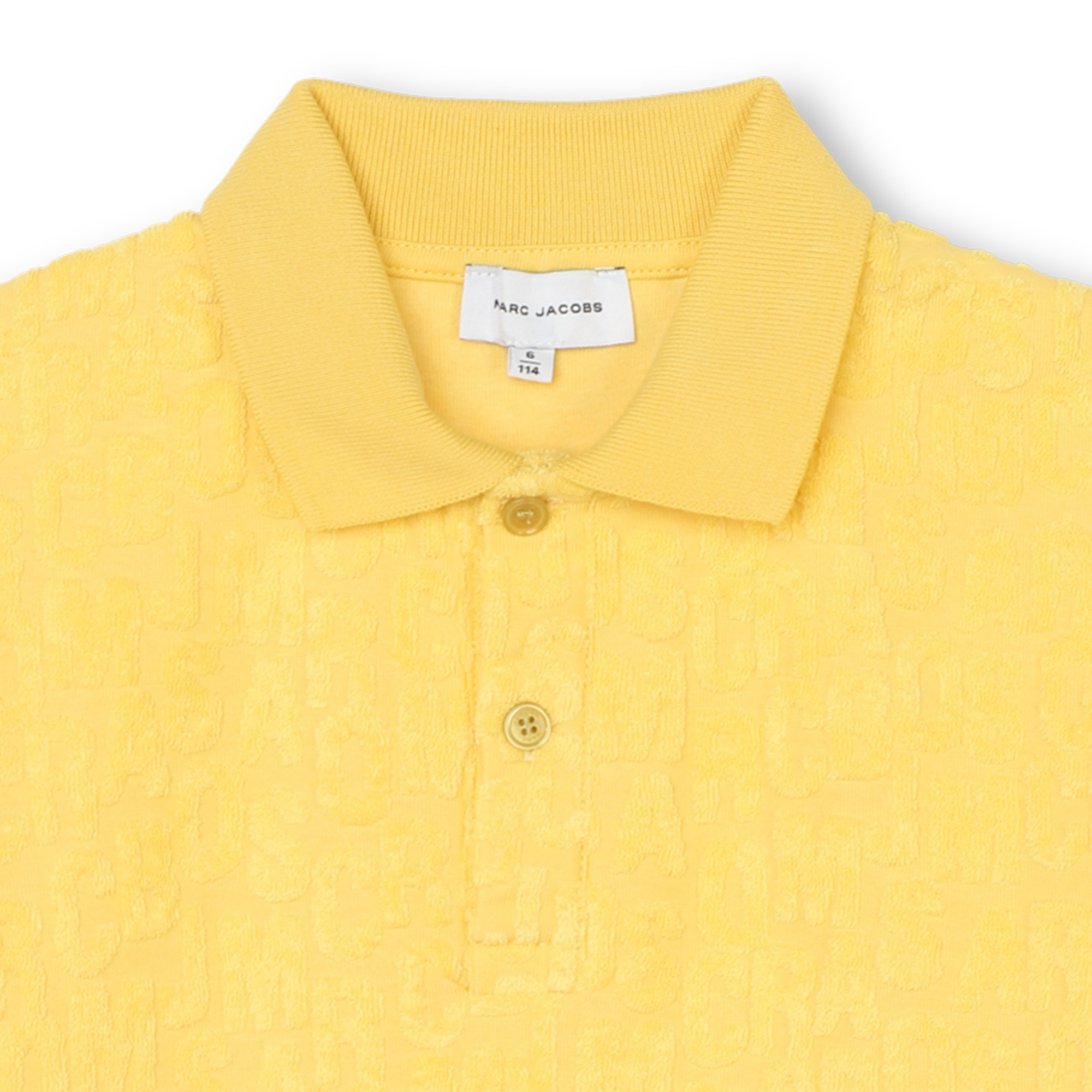 Kurzarm-Polo-Shirt aus Frottee MARC JACOBS Für JUNGE