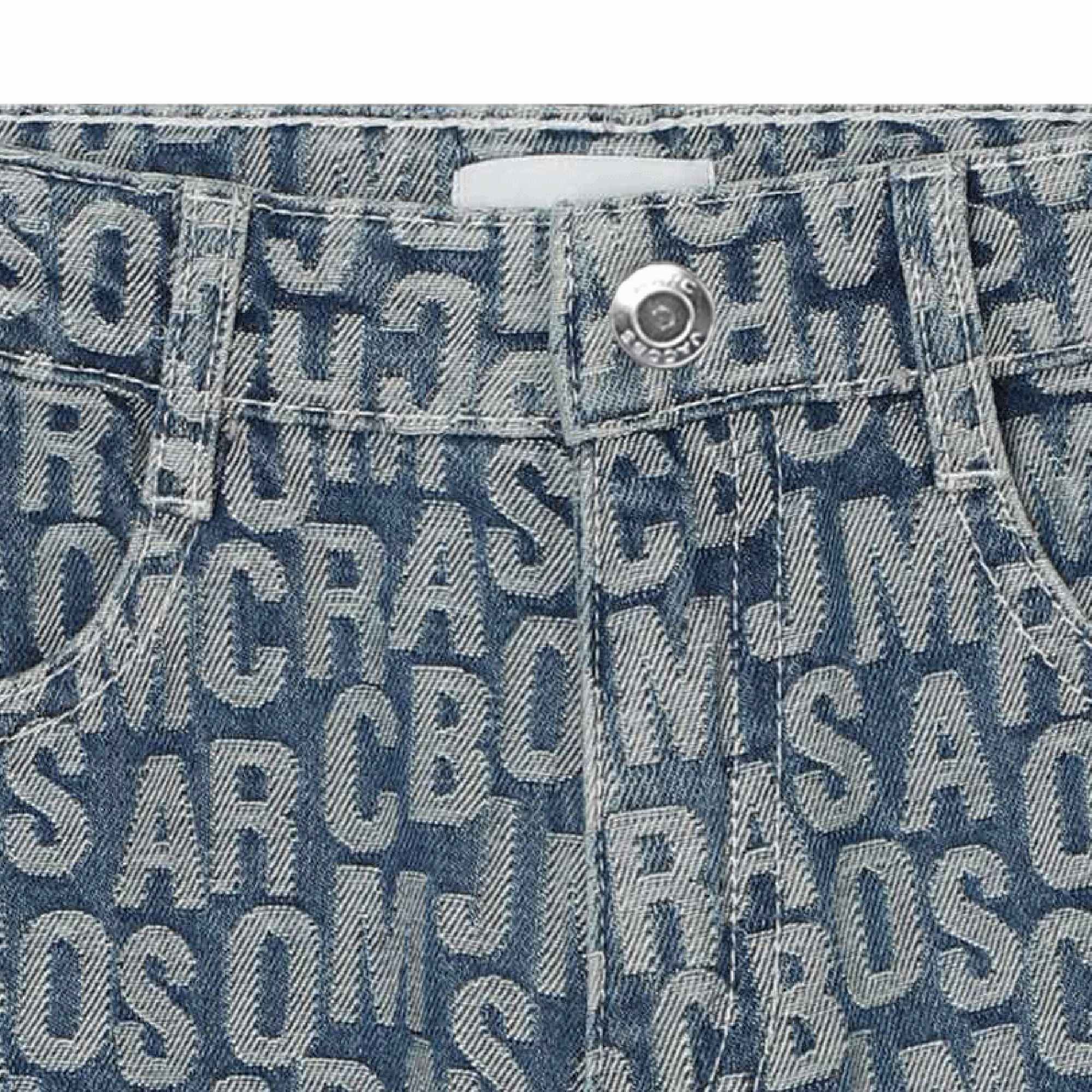Pantaloncini in jeans jacquard MARC JACOBS Per RAGAZZO